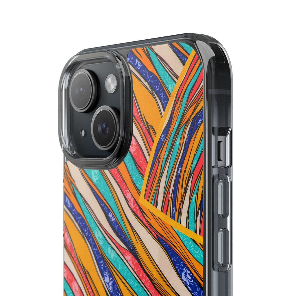 Clear Cases Stripes of  Powerful Colors