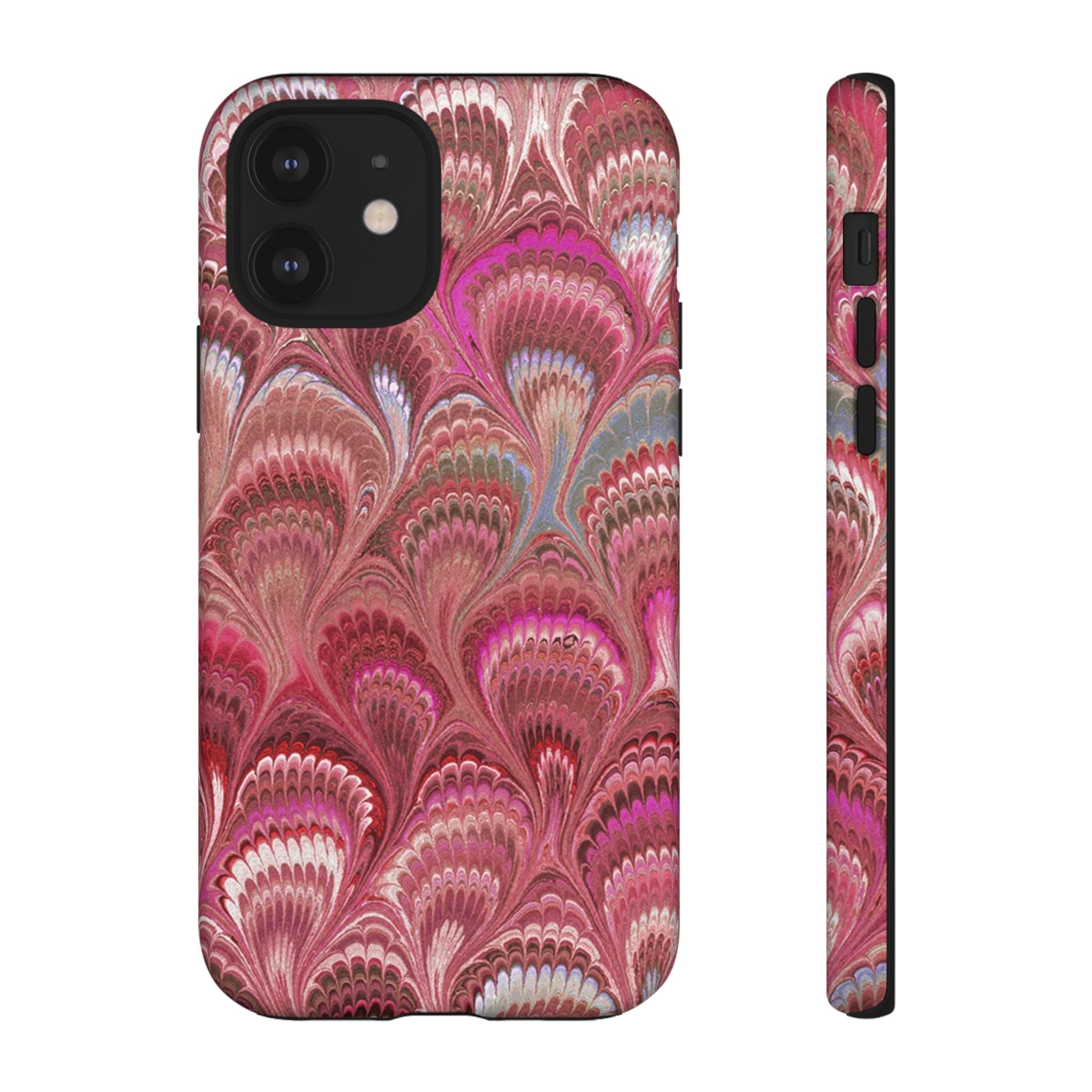 Shades of Pink Marbled Phone Case —  Dual Layer - Tough Protective Phone Cover