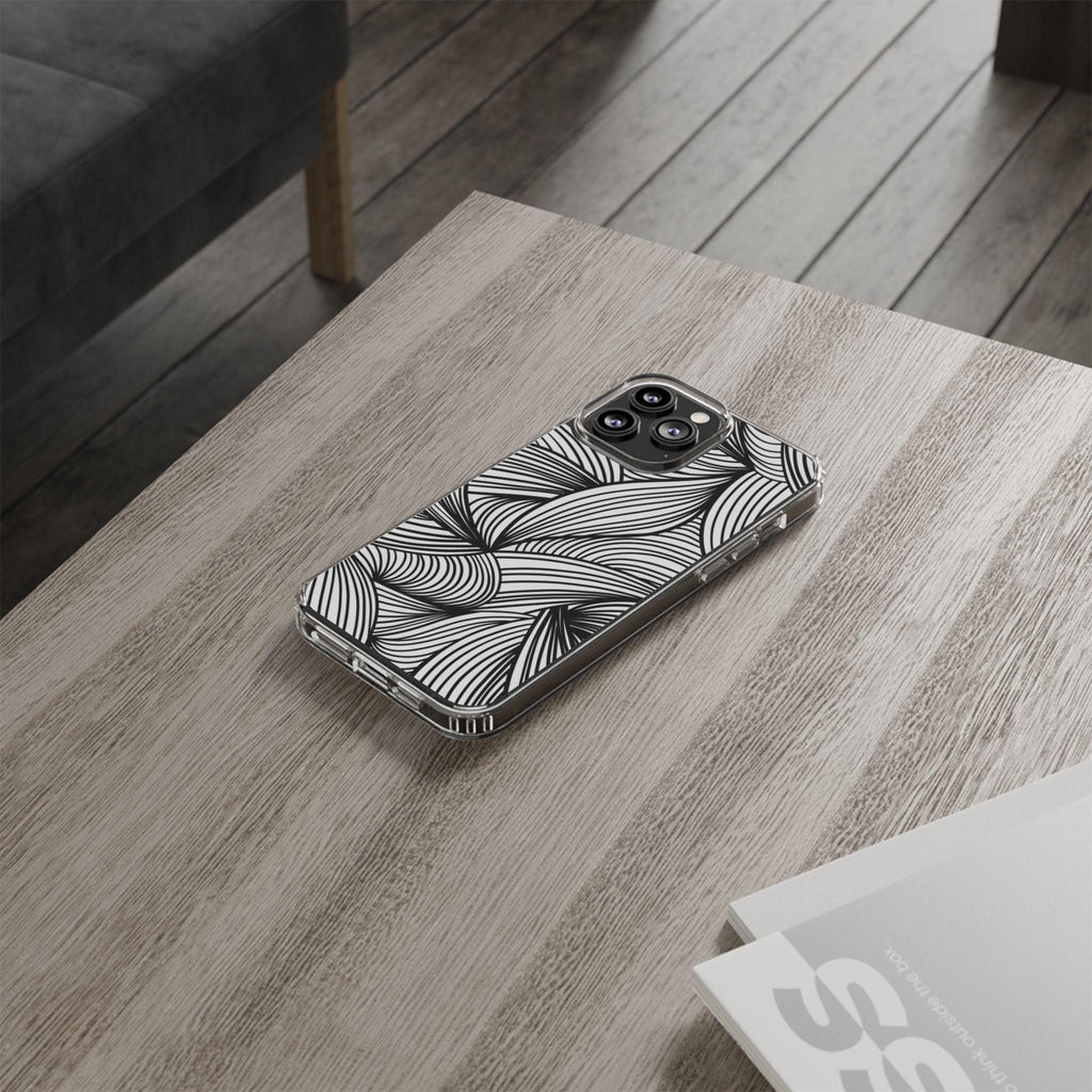 Black and White Illusion Clear Cases