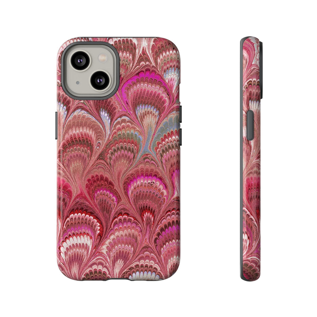 Shades of Pink Marbled Phone Case —  Dual Layer - Tough Protective Phone Cover