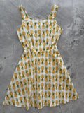 Pineapple Skater Dress