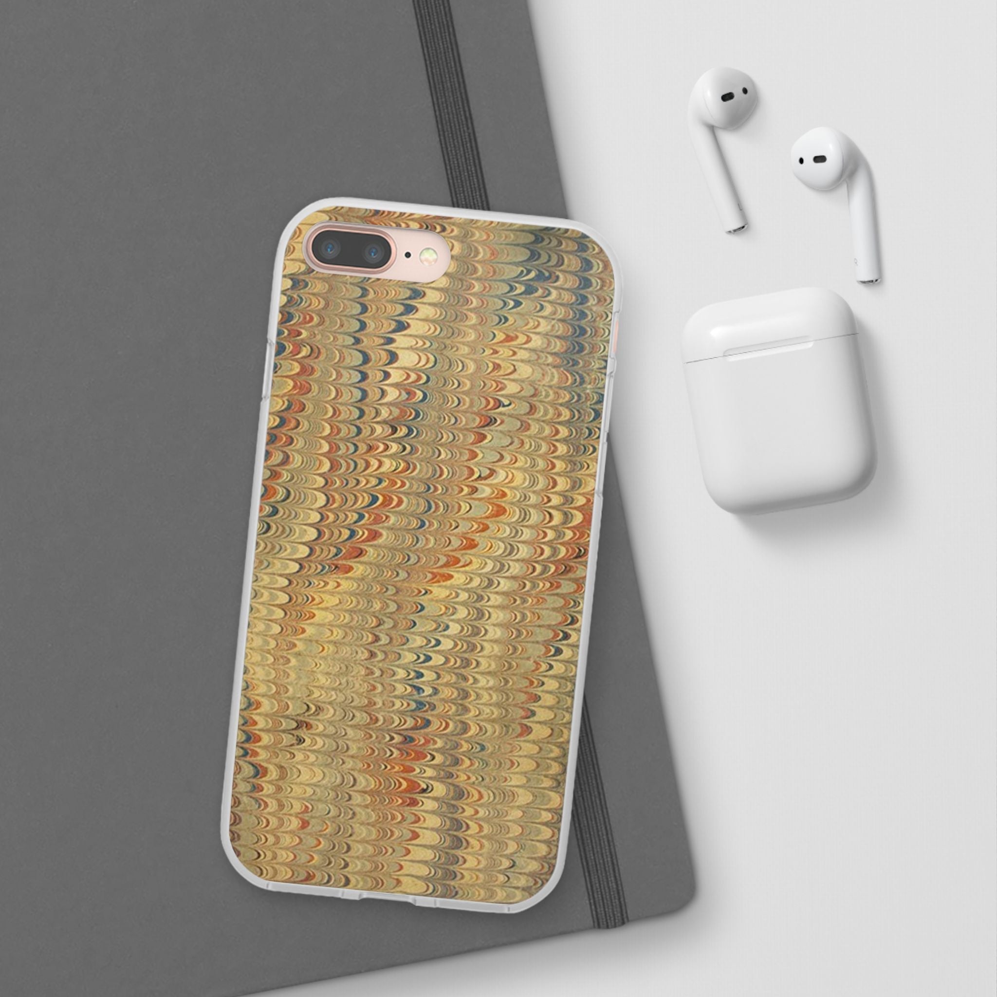 Golden Fall Neutrals Italian Marbled Design Stylish Phone Cases