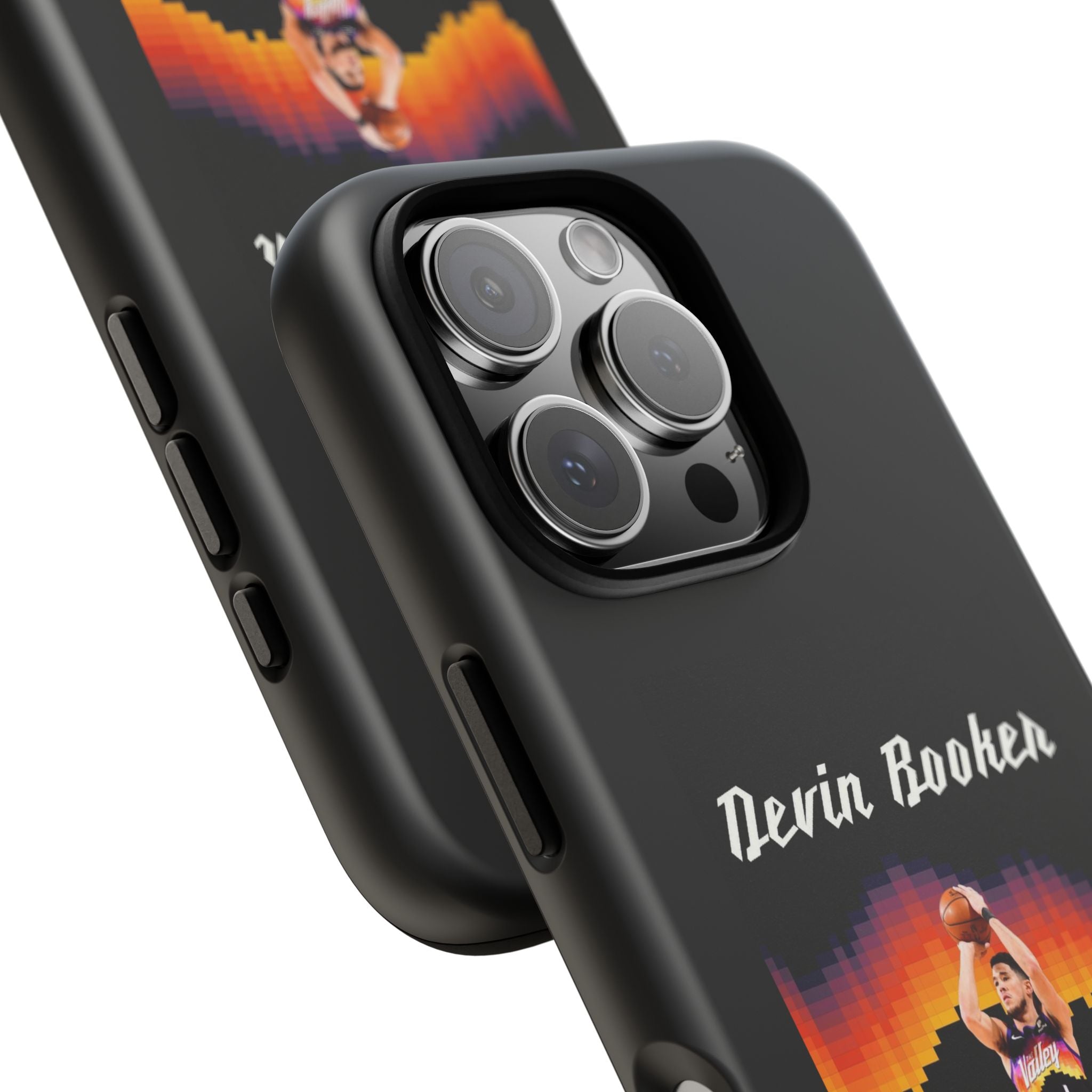 Devin Booker Precision Blaze Series – Dual-Layer ShockGuard Protection | Fits iPhone 8–16 Pro Max & Samsung Galaxy S10–S25 Ultra