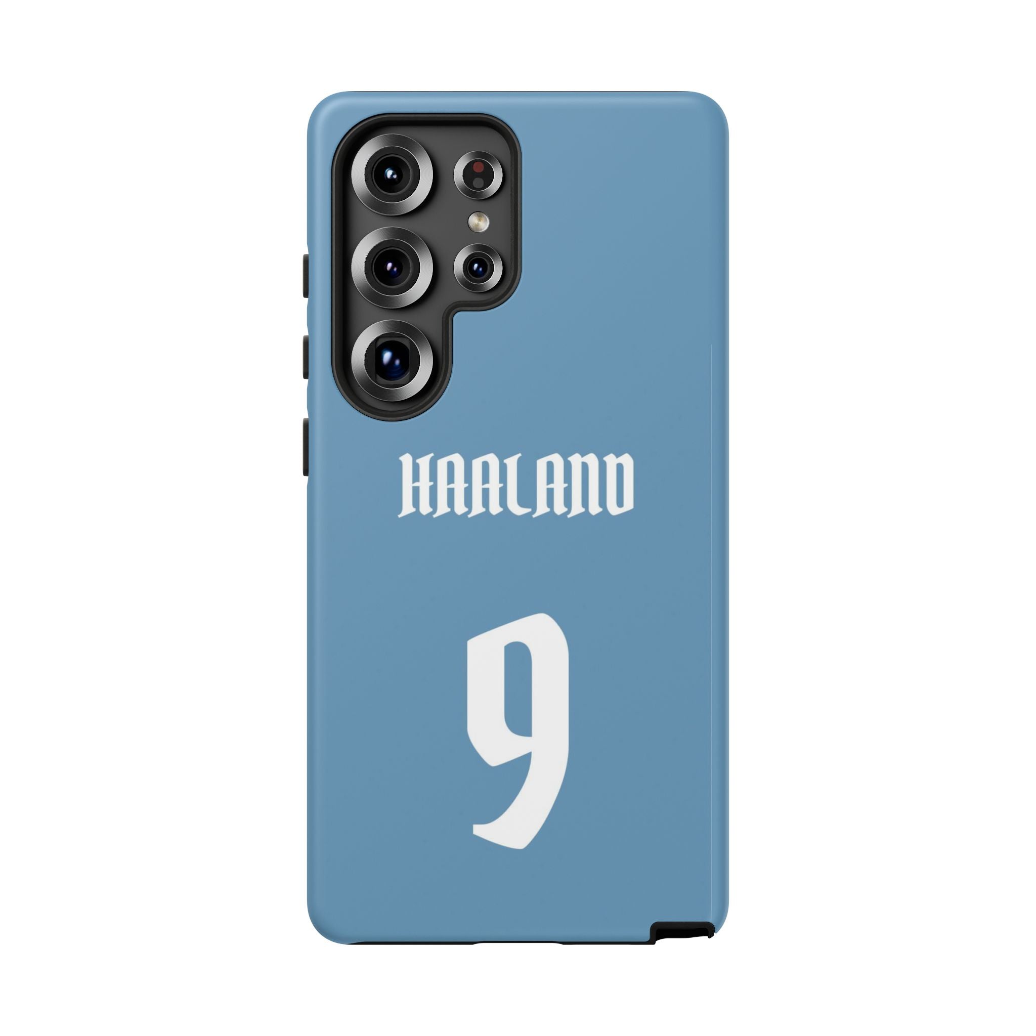 Erling Haaland PowerStrike – Rugged Dual-Layer Protection & Slim Profile | Compatible with iPhone 8 to 16 Pro Max & Samsung Galaxy S10 to S25 Ultra