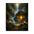 Mystic Jungle Temple Poster