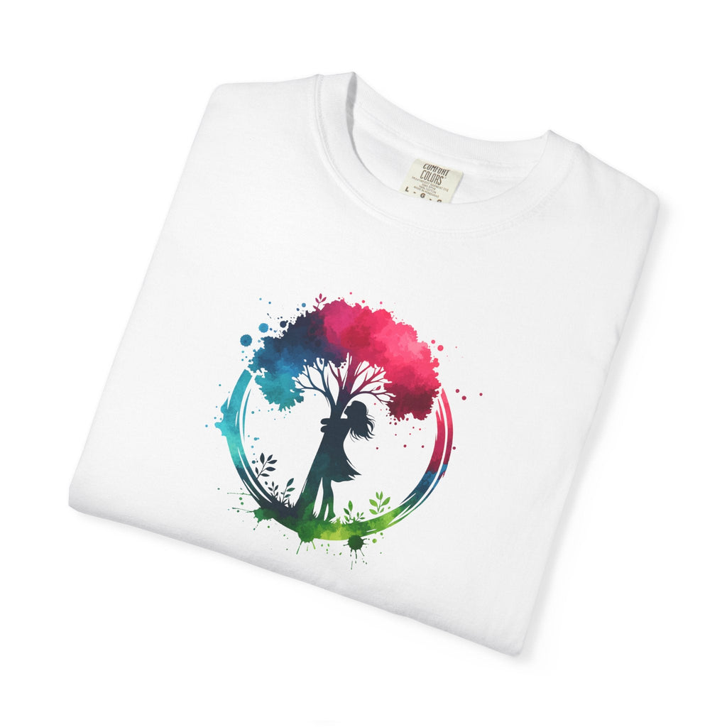 Girl Hugging Tree Tee - World Environment Day - DipaliZ