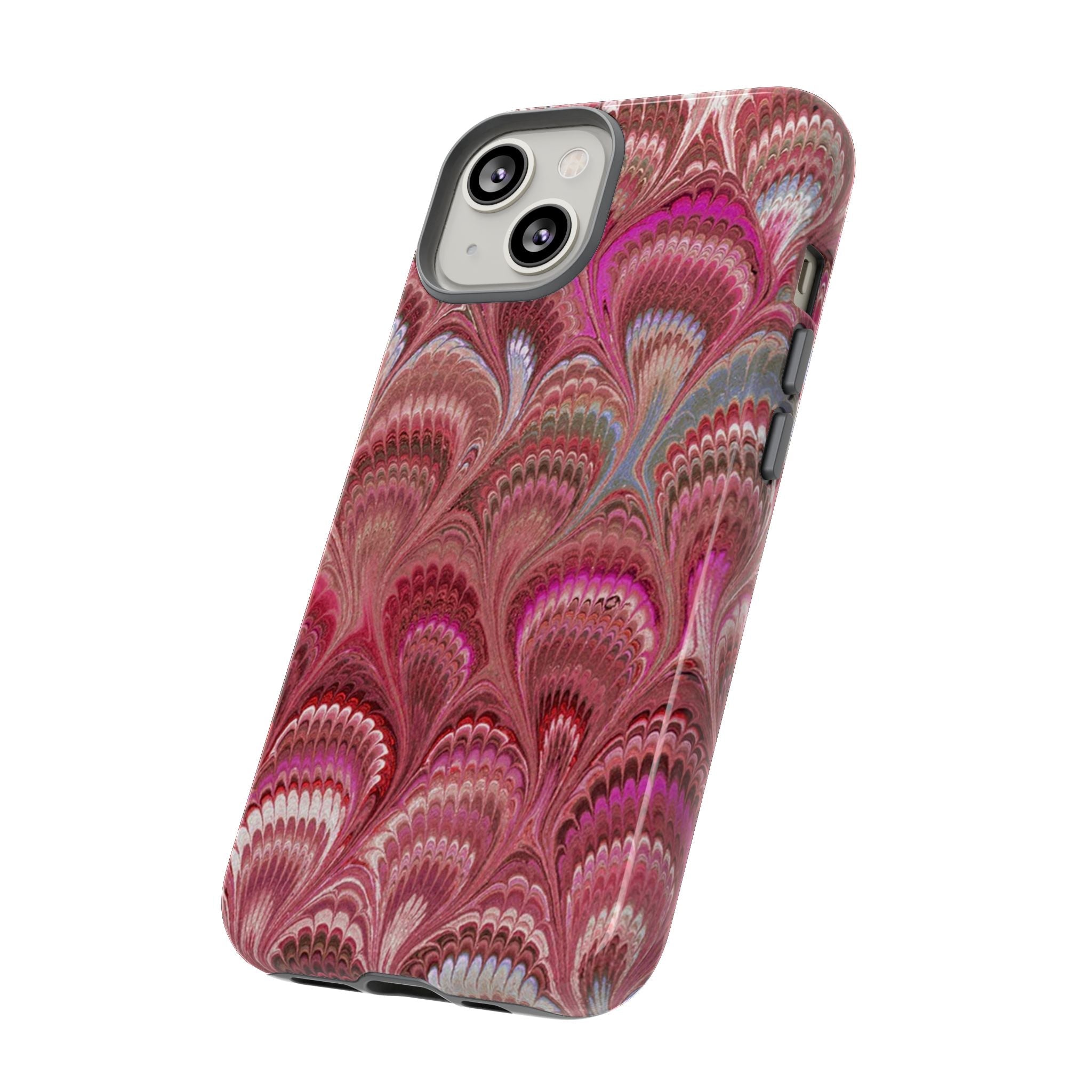Shades of Pink Marbled Phone Case —  Dual Layer - Tough Protective Phone Cover