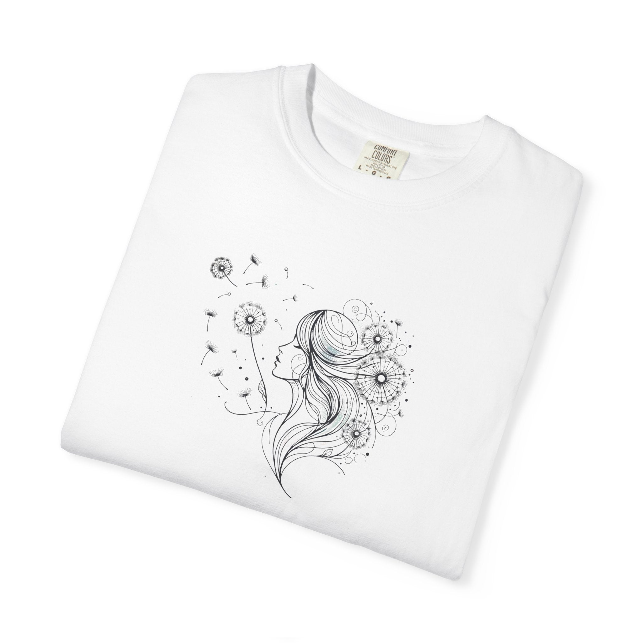 Woman and Dandelions Dreams Comfort Tee - Unisex - DipaliZ