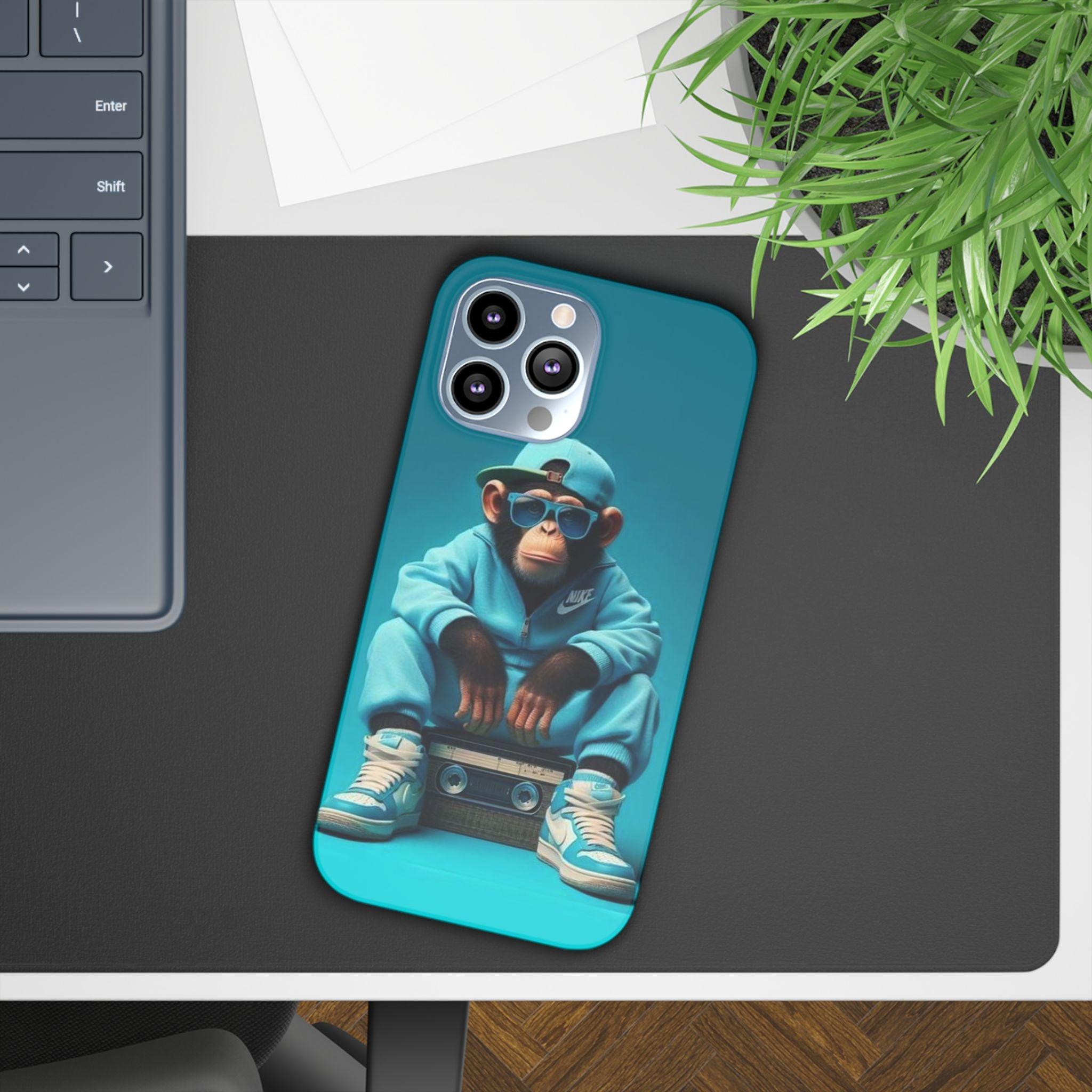 Monkey Madness Phone Case – Unleash the Fun with Cartoon Style!