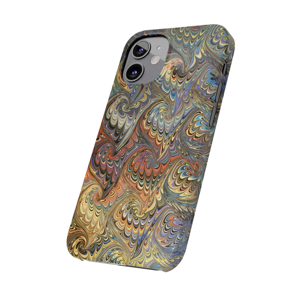 Golden Fall Colors Italian Traditional Marble Design