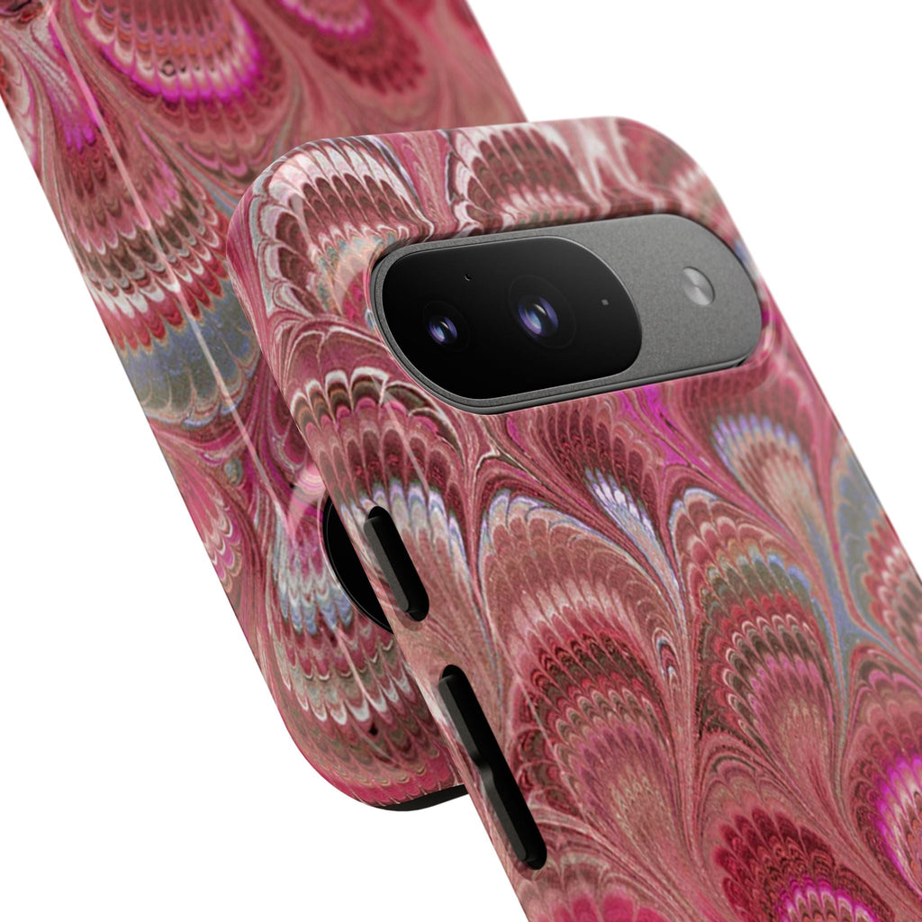 Shades of Pink Marbled Phone Case —  Dual Layer - Tough Protective Phone Cover