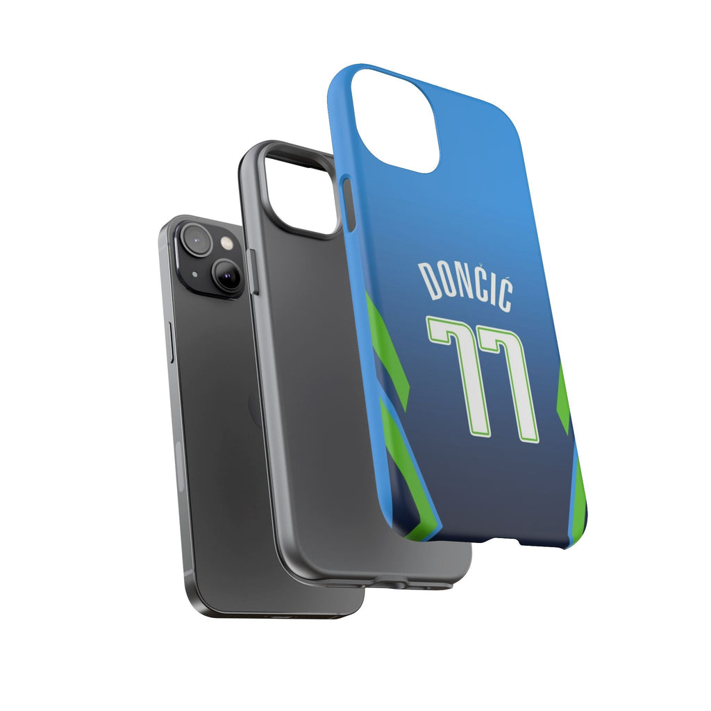 Luka Dončić Ice Vision Edition – Rugged Dual-Layer Build, Slim Fit | Compatible with iPhone 8–16 Pro Max & Samsung Galaxy S10–S25 Ultra