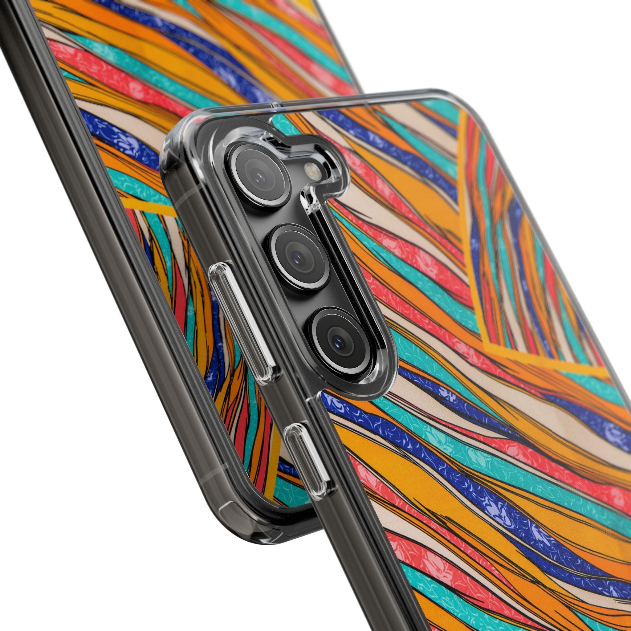 Clear Cases Stripes of  Powerful Colors