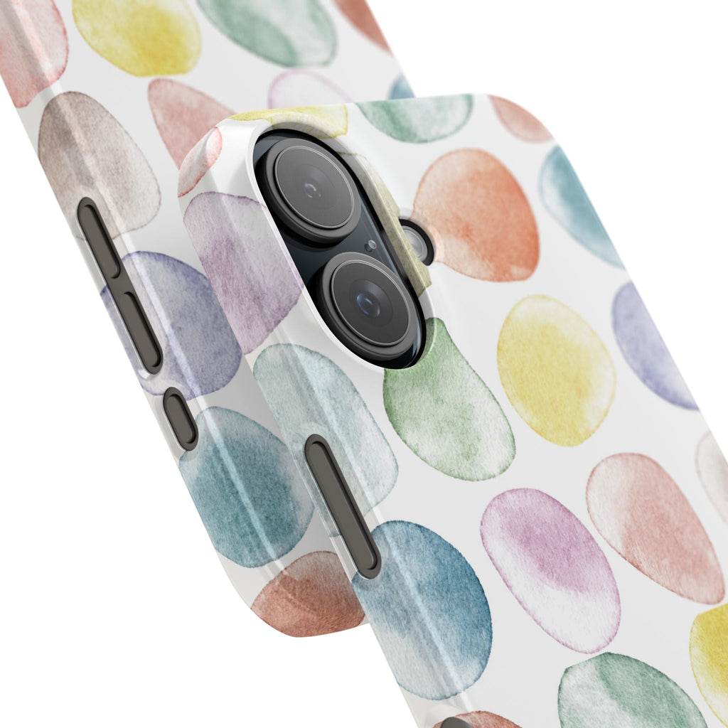 Colorful Watercolor Organic Circle iPhone 17 + many models Phone Cases