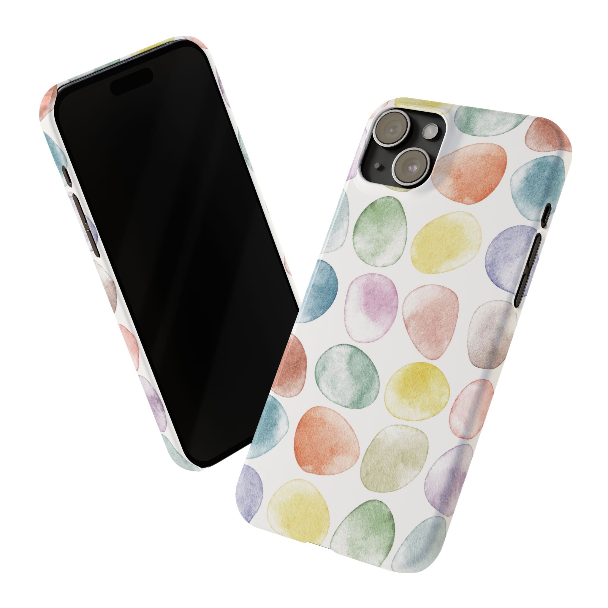 Colorful Watercolor Organic Circle Phone Cases
