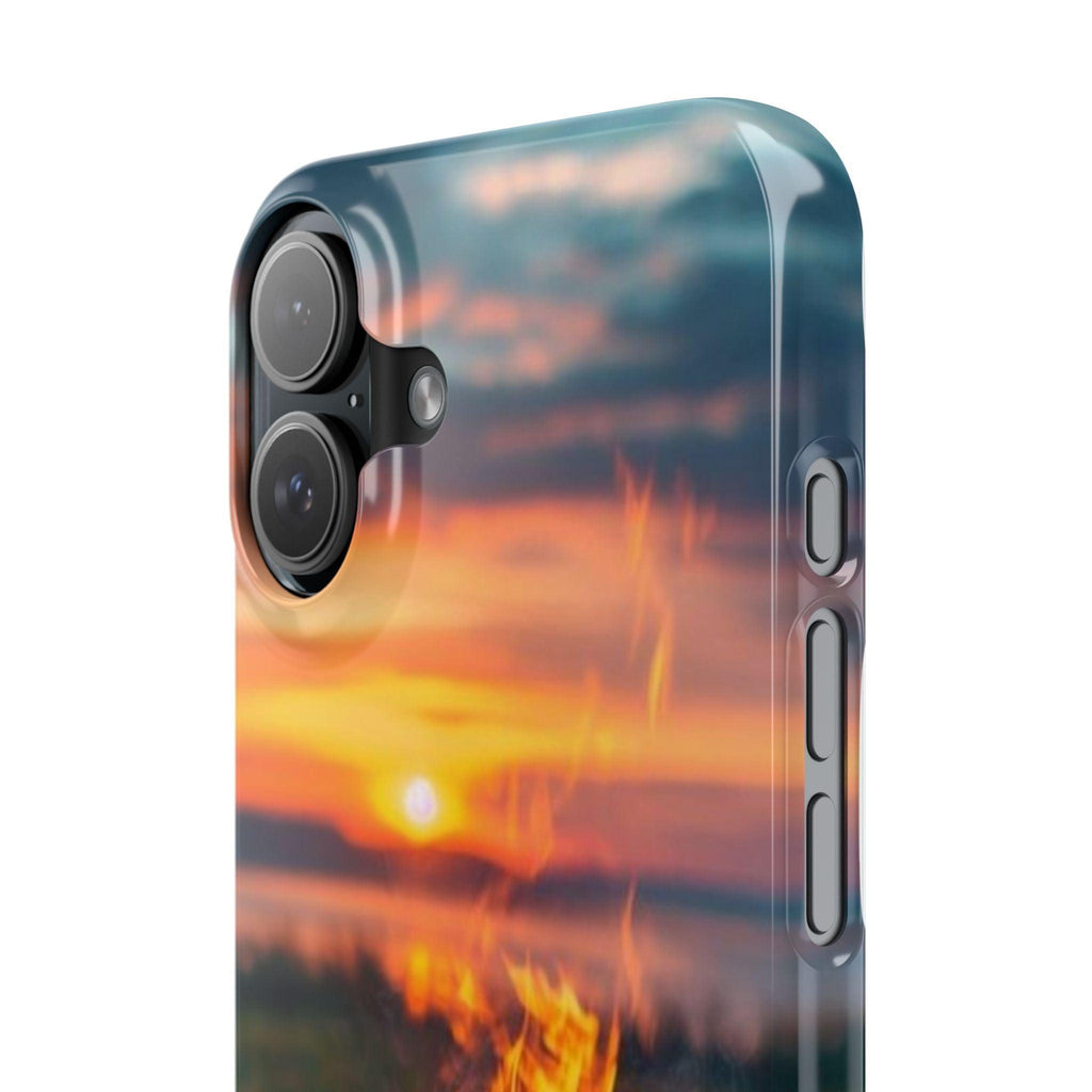 Woodland Fire Phone Case – Warmth of Nature’s Blaze on Your Device
