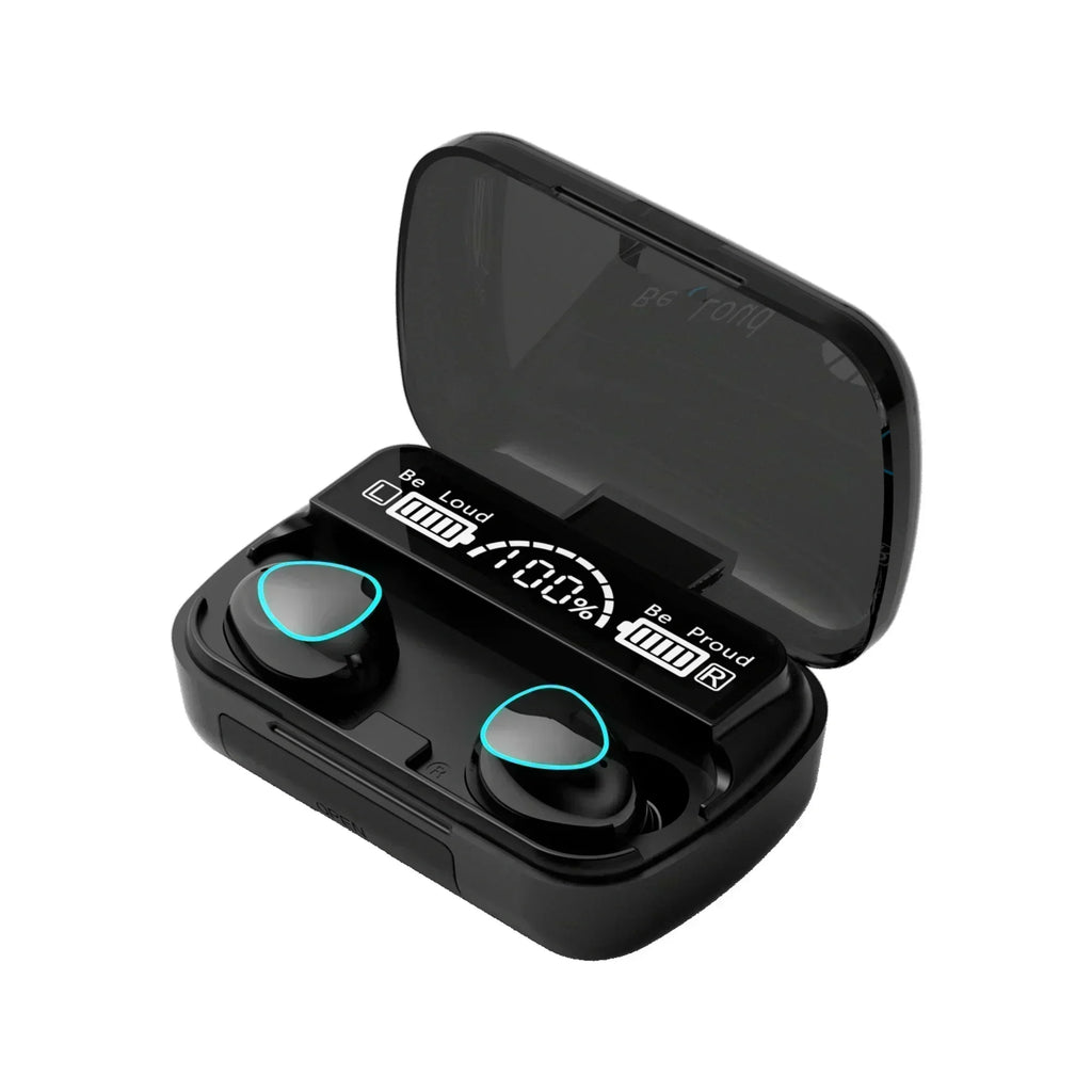 Original M10 Wireless Bluetooth Earpods - All-in-One Sports Headphones with Active Noise Canceling, Stereo Sound & Built-in Mic