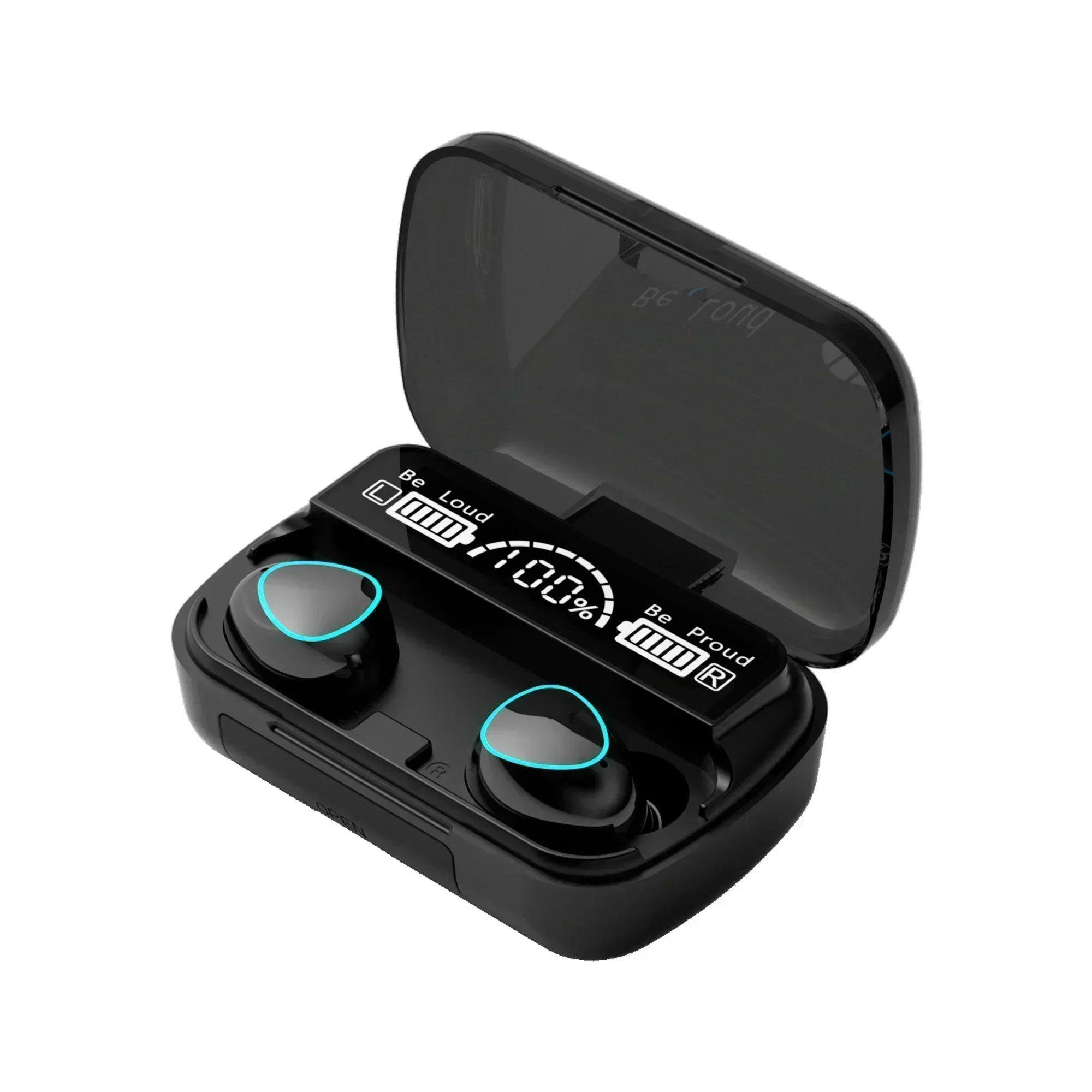 Original M10 Wireless Bluetooth Earpods - All-in-One Sports Headphones with Active Noise Canceling, Stereo Sound & Built-in Mic