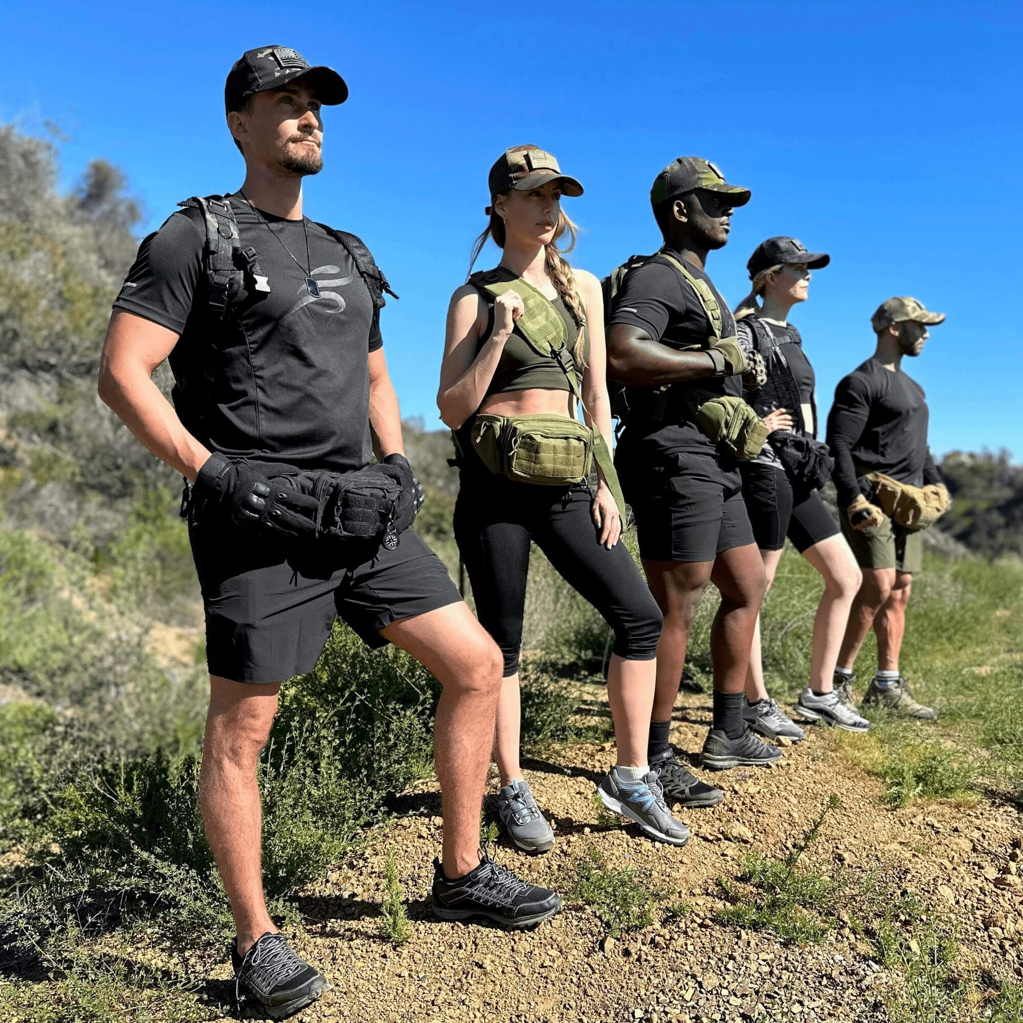 JupiterGear Tactical Military Fanny Pack Waist Bag & MOLLE EDC Pouch For Outdoor Activities