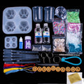 Diy Material Bag Novice Crystal Drop Glue Ab Glue Creative Ashtray Handmade Mold Set