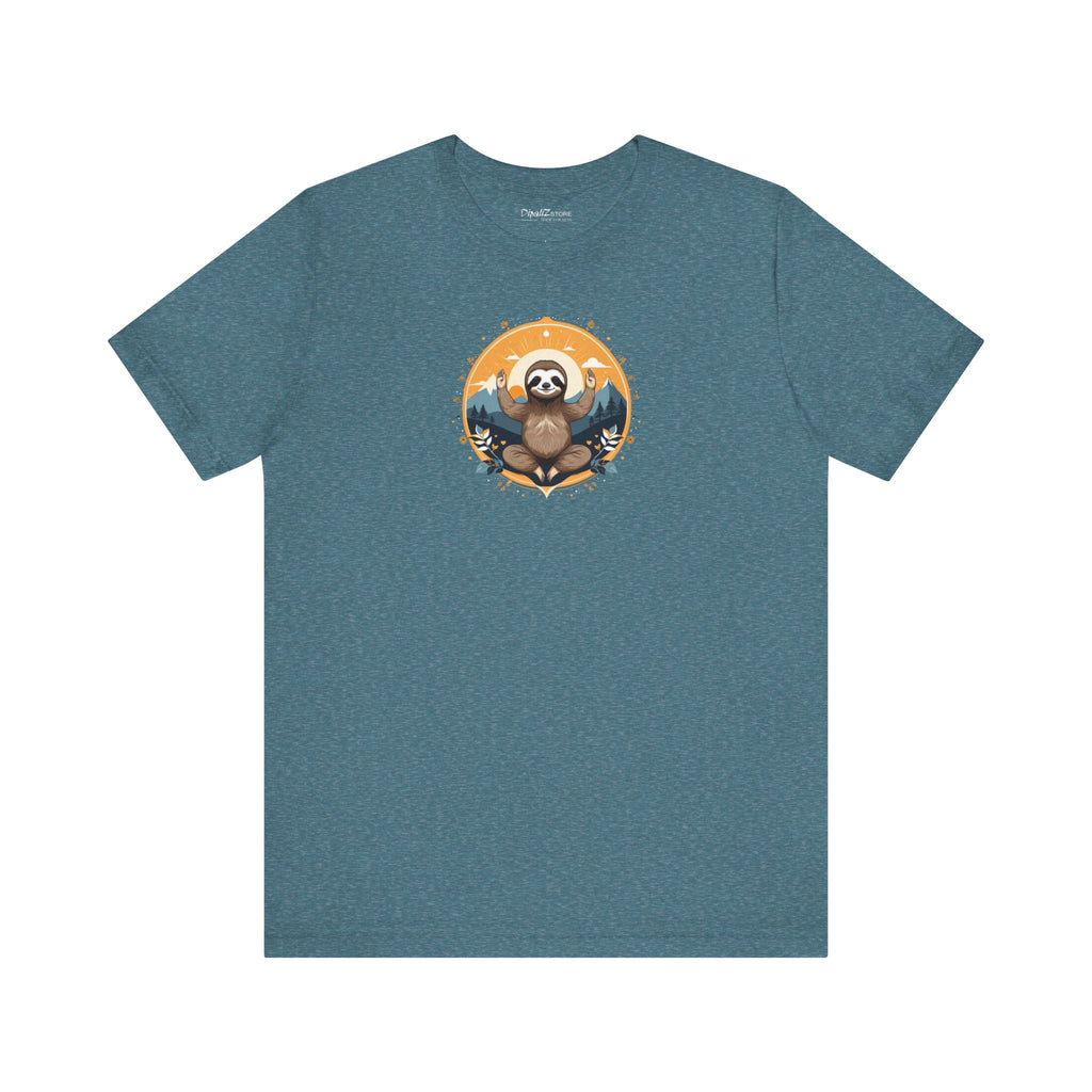 Sloth Yoga Unisex Jersey Tee - Soft Cotton Comfort - DipaliZ