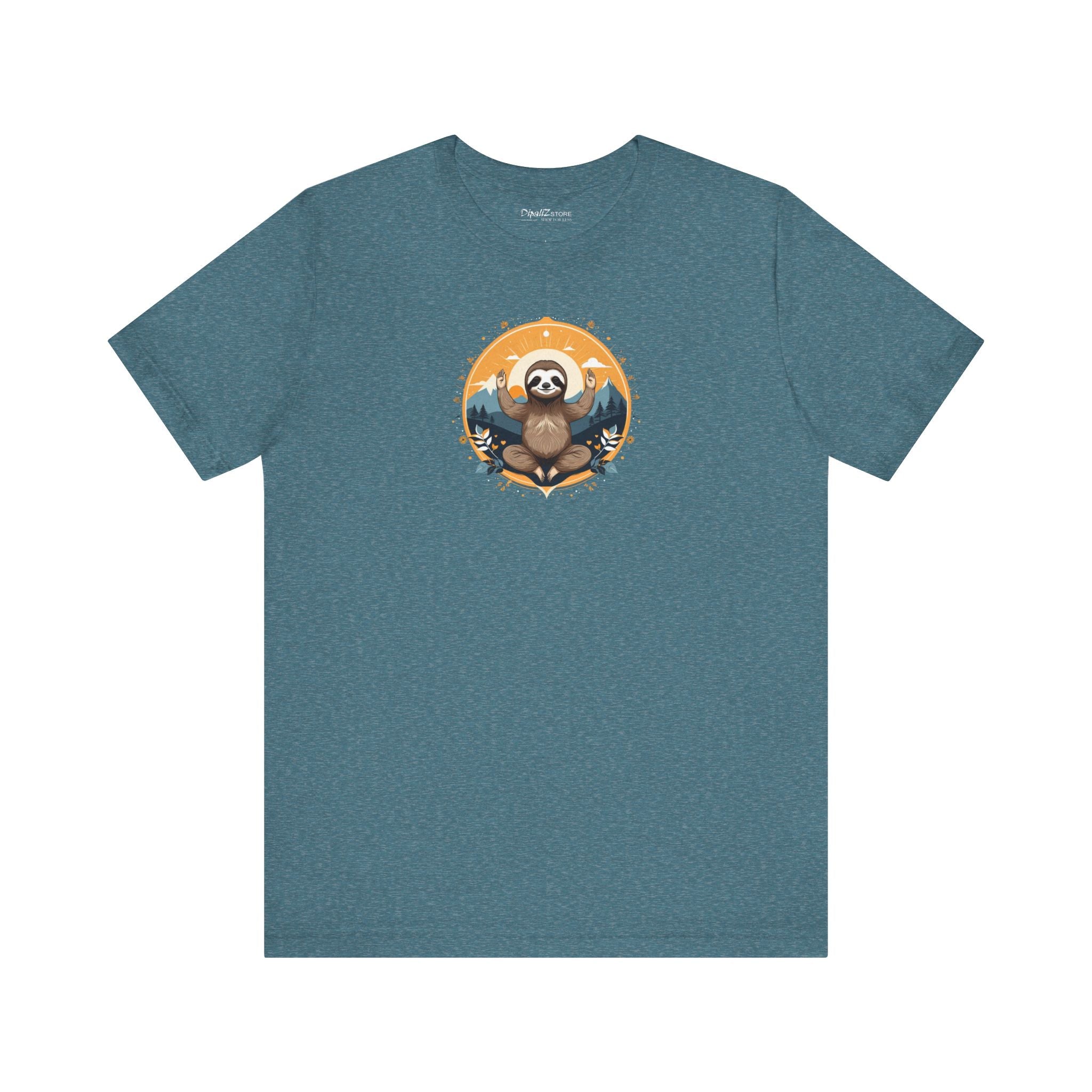 Sloth Yoga Unisex Jersey Tee - Soft Cotton Comfort - DipaliZ