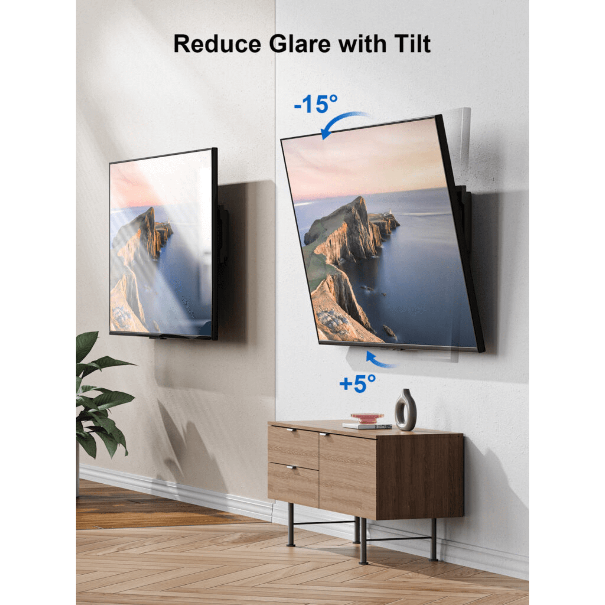 ErgoAV Tilt Mount for TVs 43" to 75"