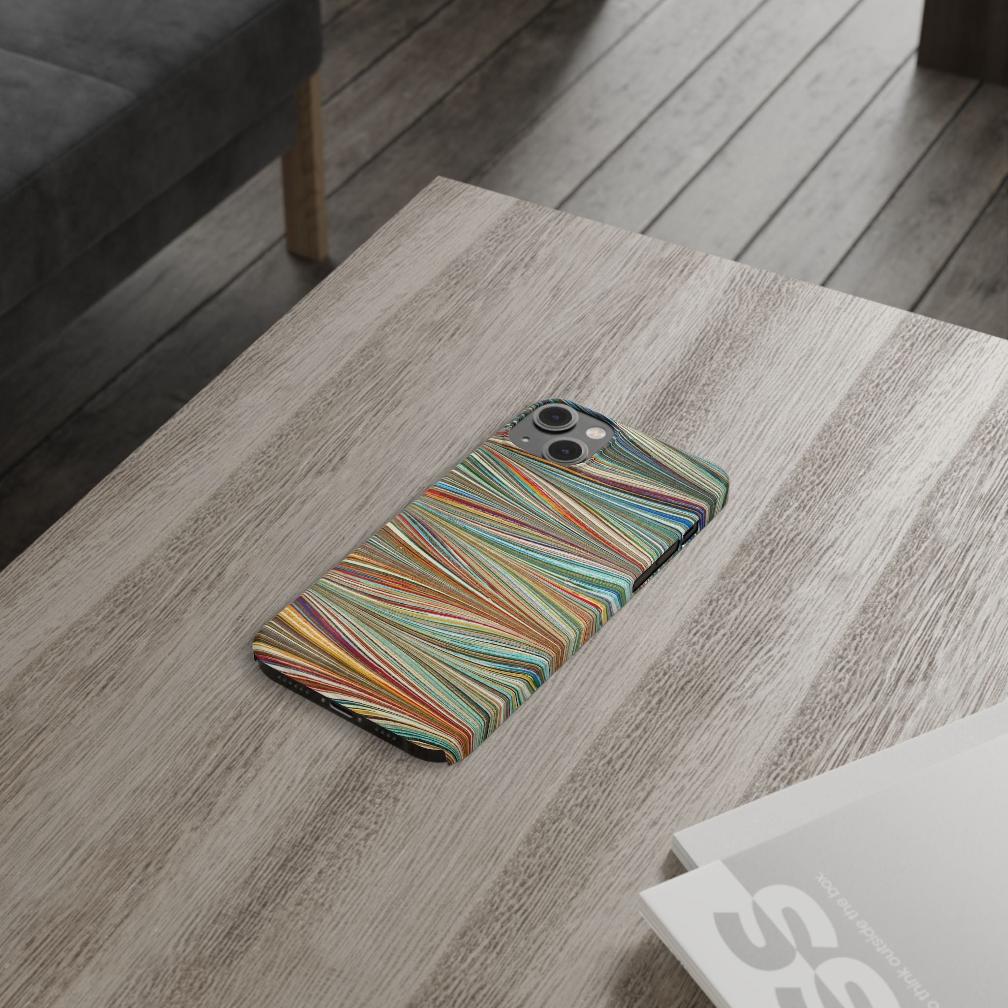 Florentine Multi-Colored Marbled Phone Case