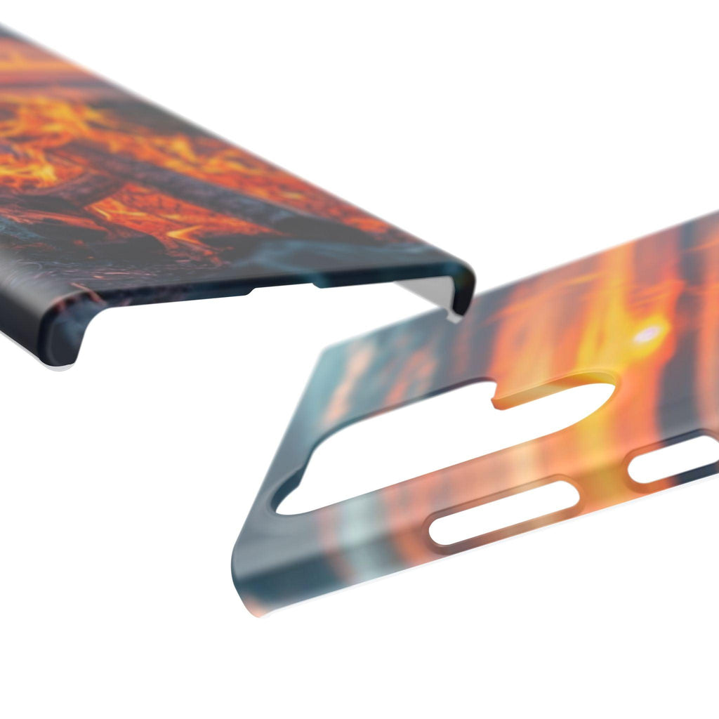 Woodland Fire Phone Case – Warmth of Nature’s Blaze on Your Device