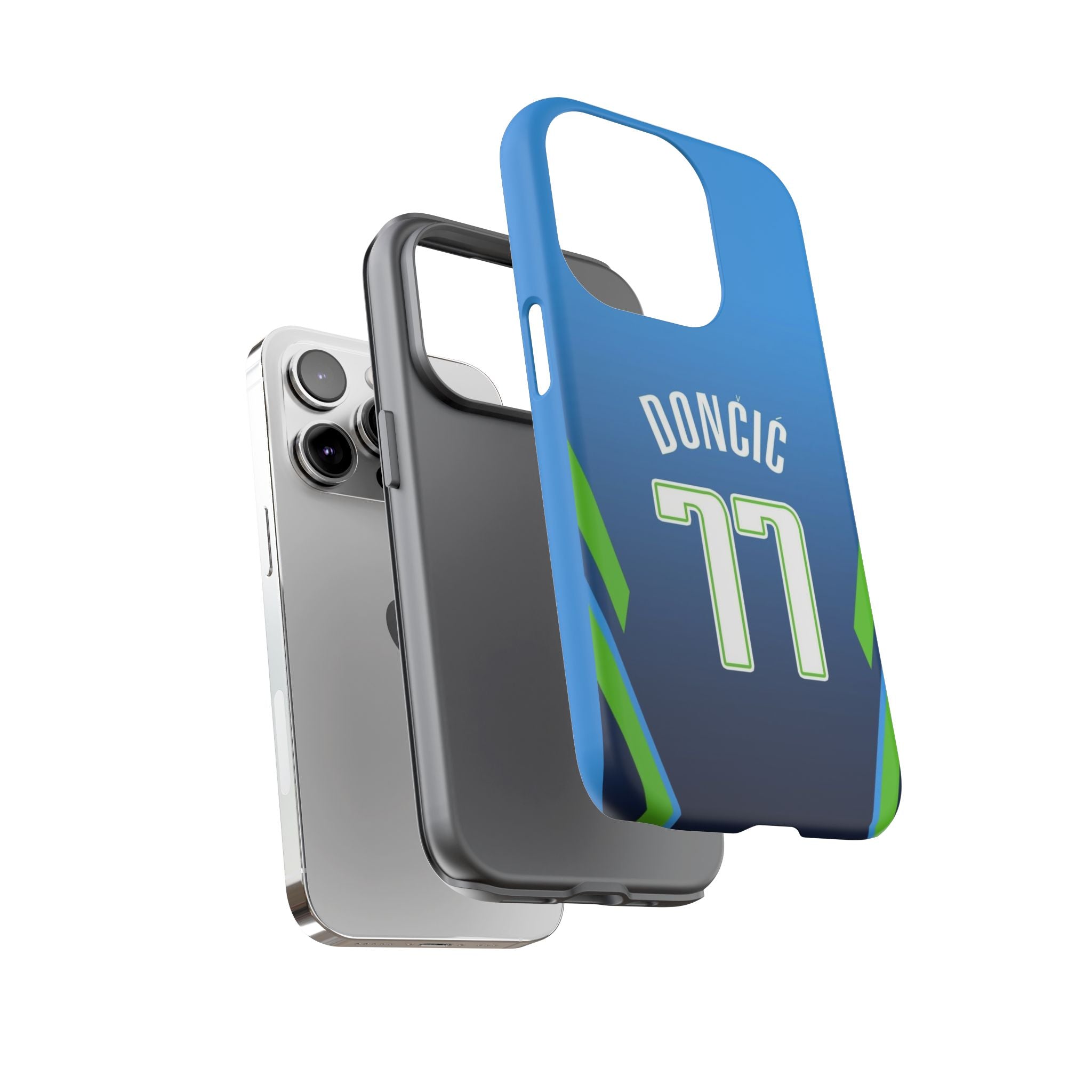 Luka Dončić Ice Vision Edition – Rugged Dual-Layer Build, Slim Fit | Compatible with iPhone 8–16 Pro Max & Samsung Galaxy S10–S25 Ultra