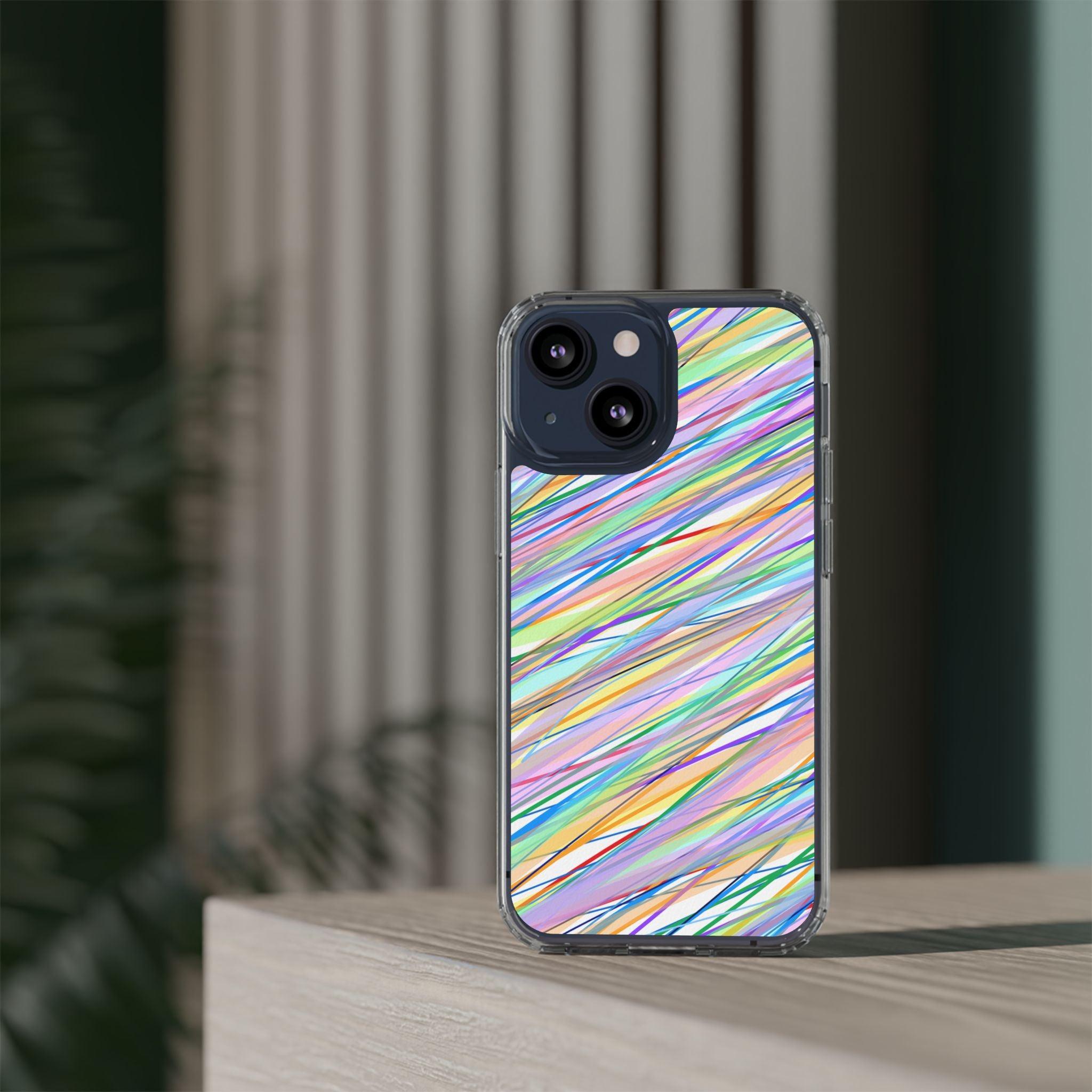 Threads Of Colors Clear Case