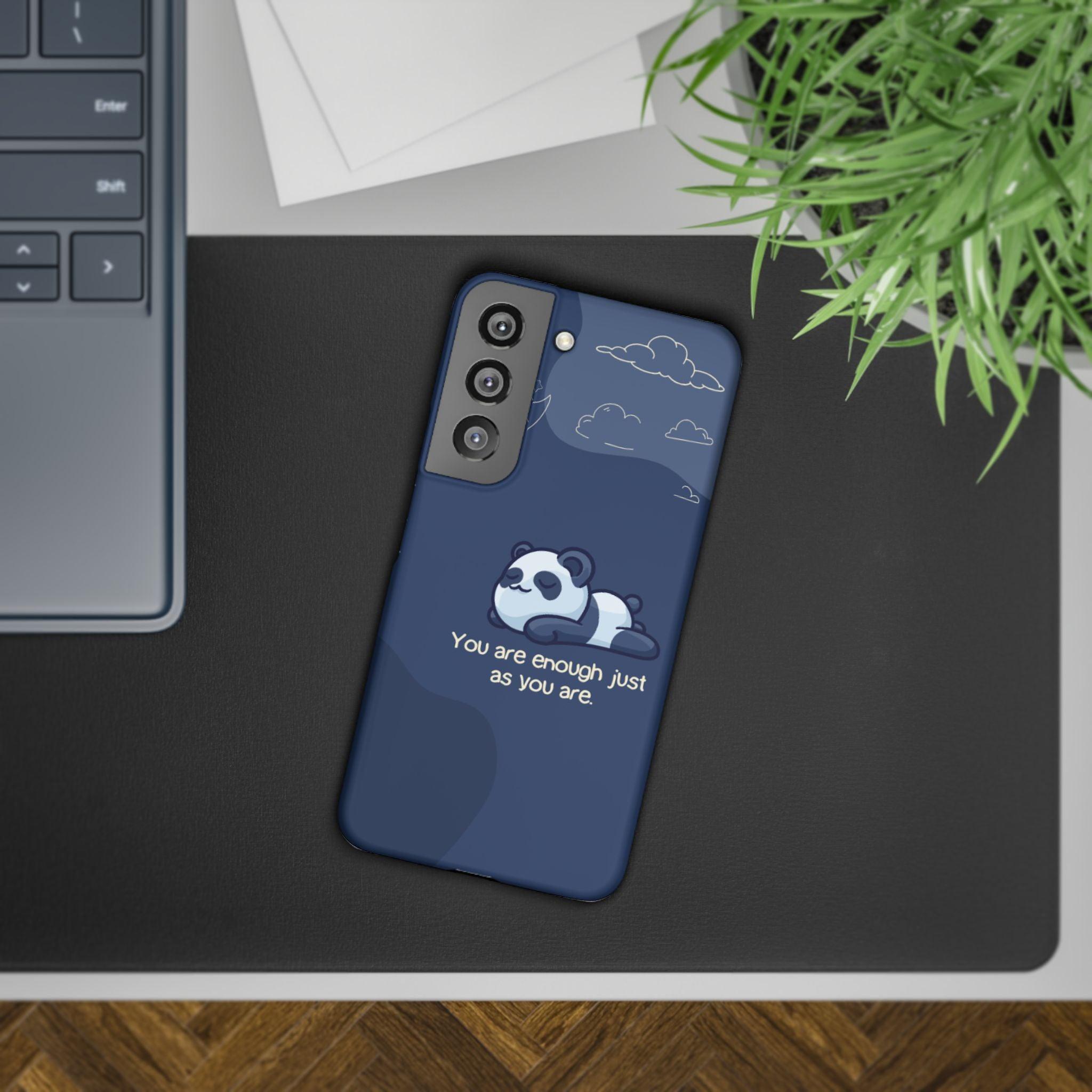 Panda Dreams Phone Case – Cozy Vibes & Inspiring Words