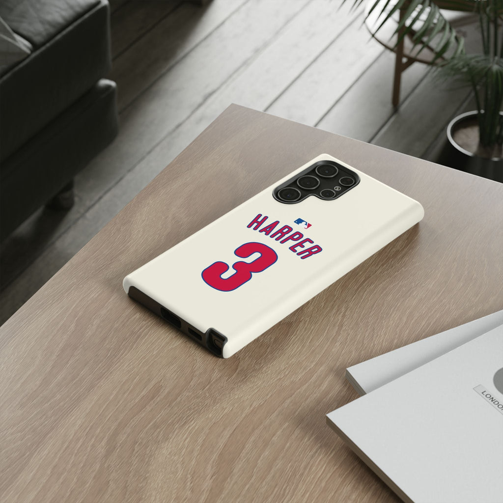 Bryce Harper PowerGrip – Dual-Layer Defense & Slim Fit | Compatible with iPhone 8 to 16 Pro Max & Samsung Galaxy S10 to S25 Ultra