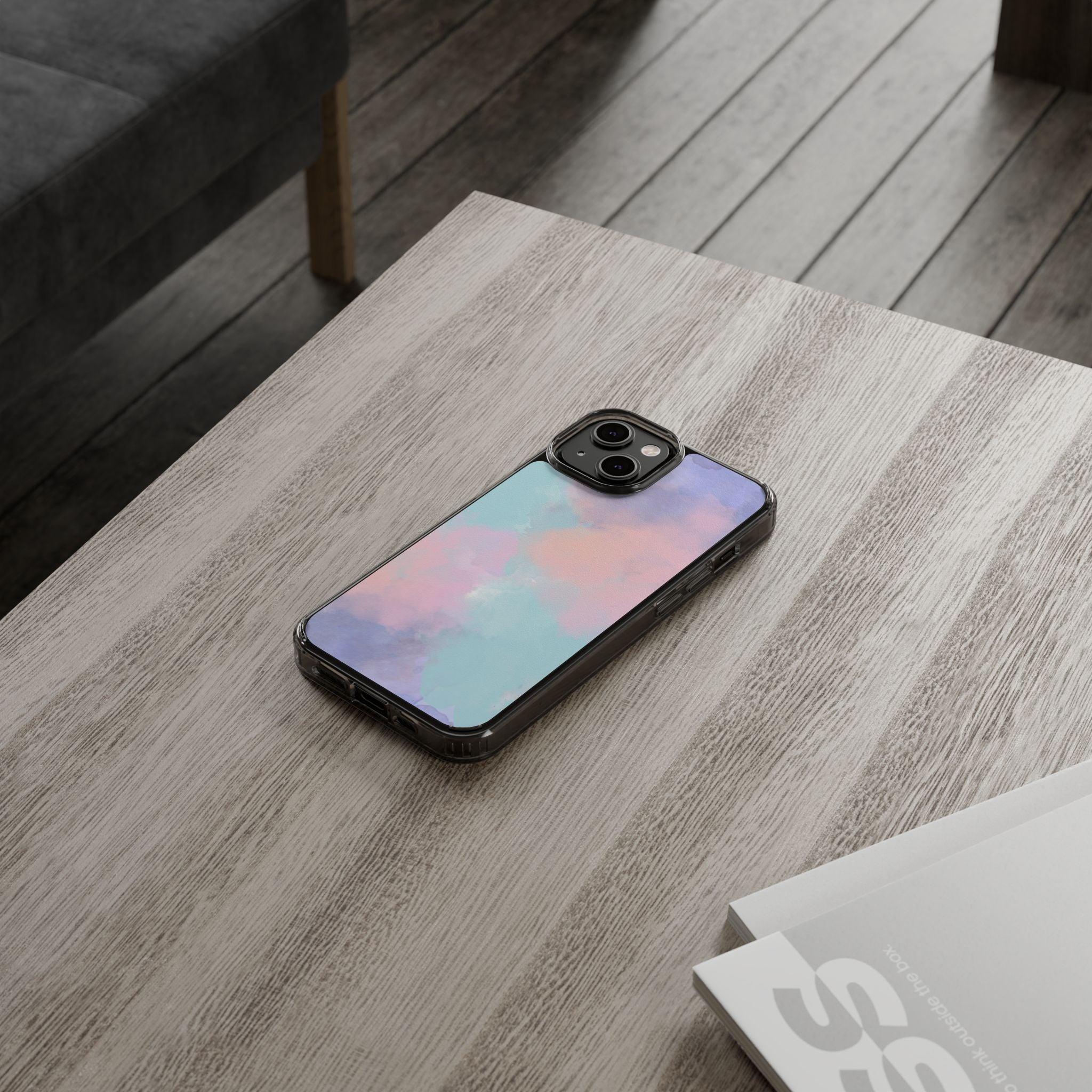 Shades of Pastel Clear Cases