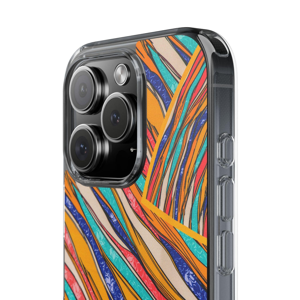 Clear Cases Stripes of  Powerful Colors