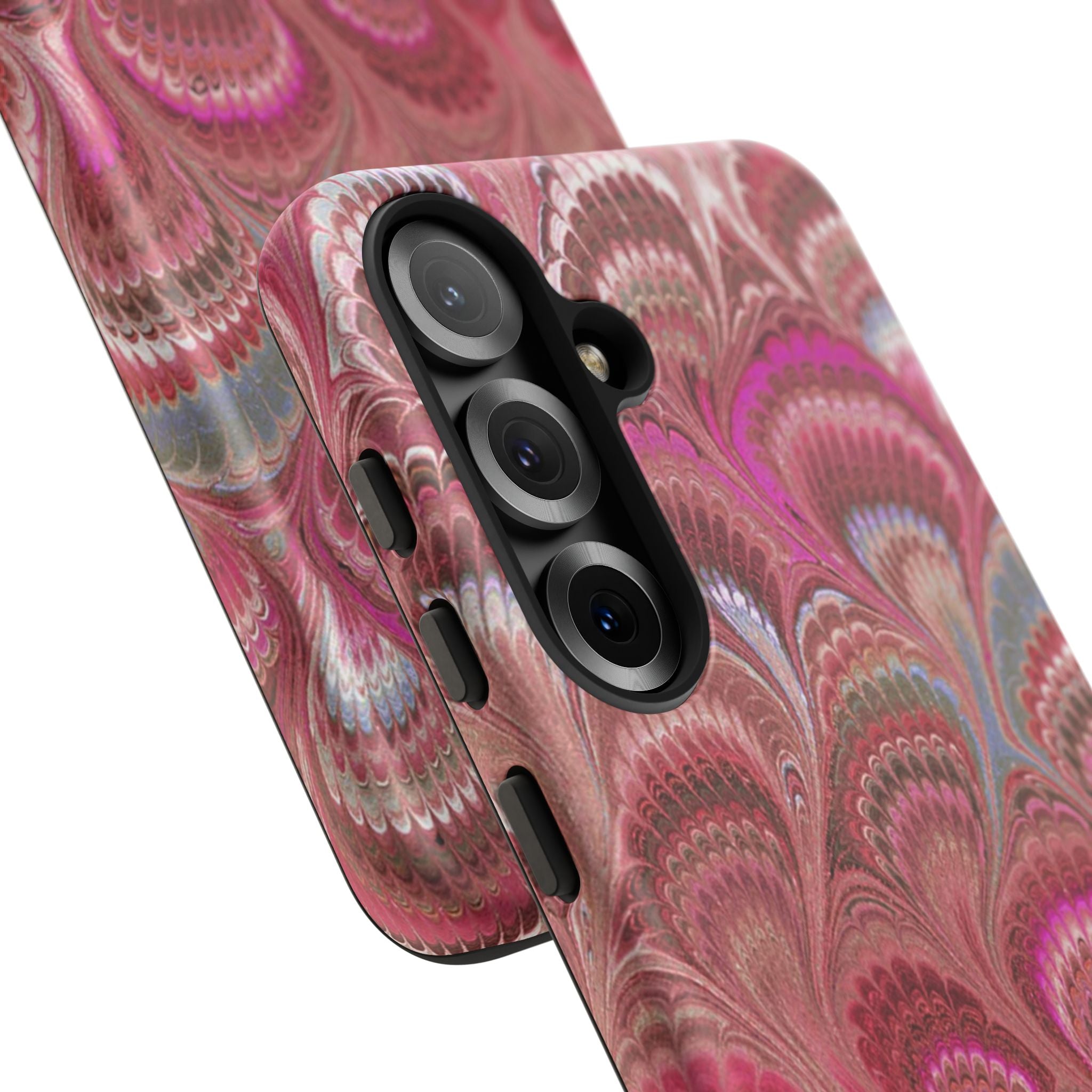 Shades of Pink Marbled Phone Case —  Dual Layer - Tough Protective Phone Cover
