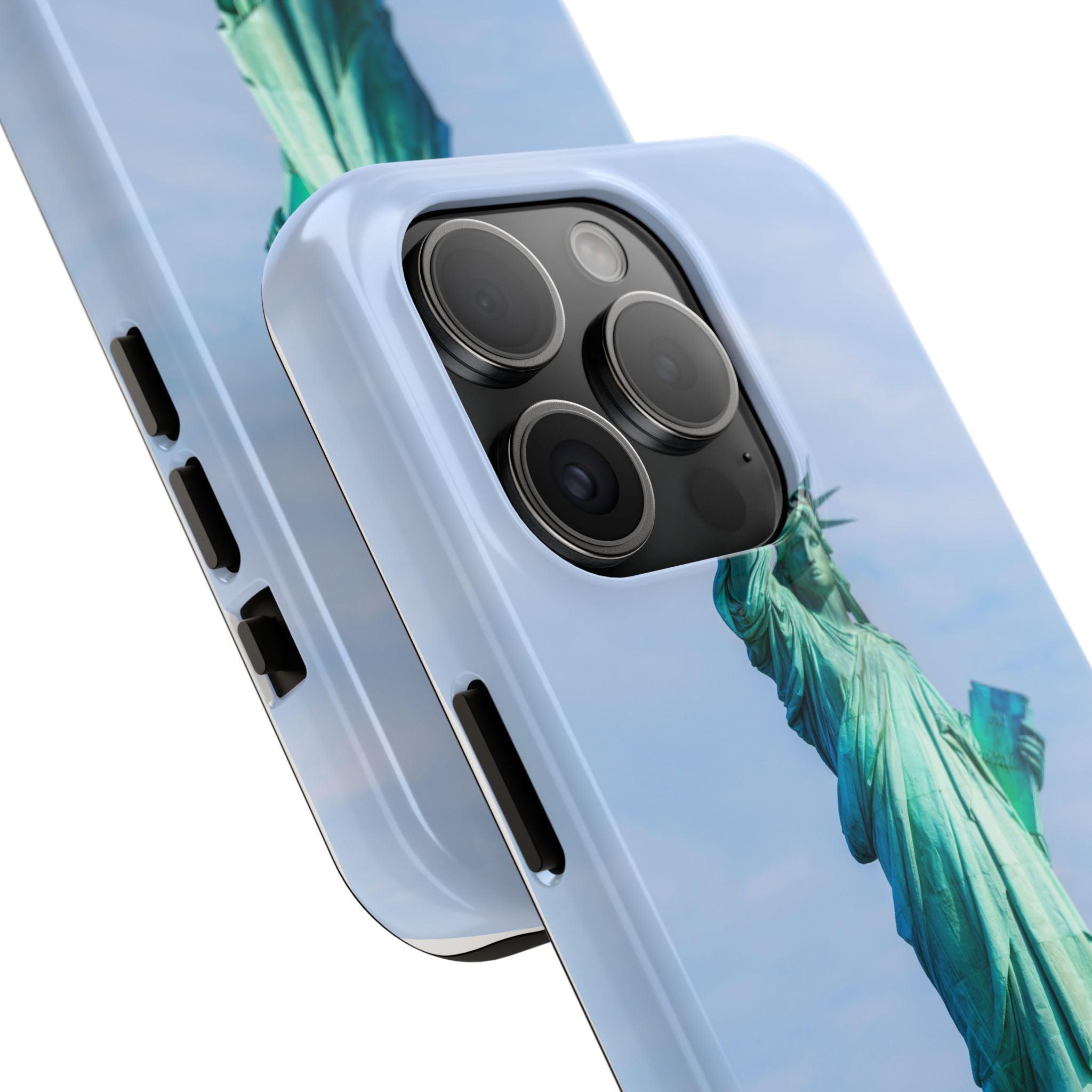 Statue of Liberty Printed Tough Phone Case - Iconic Freedom Design