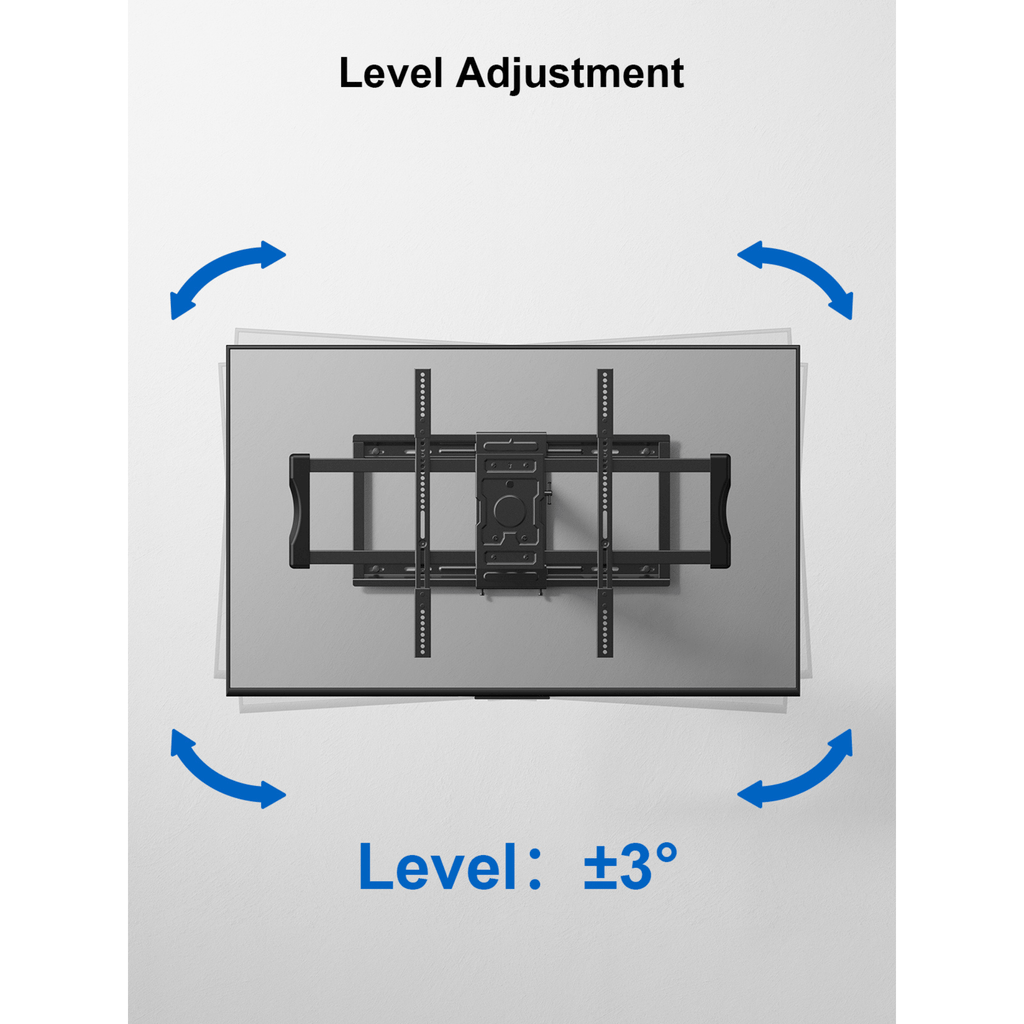 ErgoAV Motion Mount with Dual Arms for TVs 49" to 90"