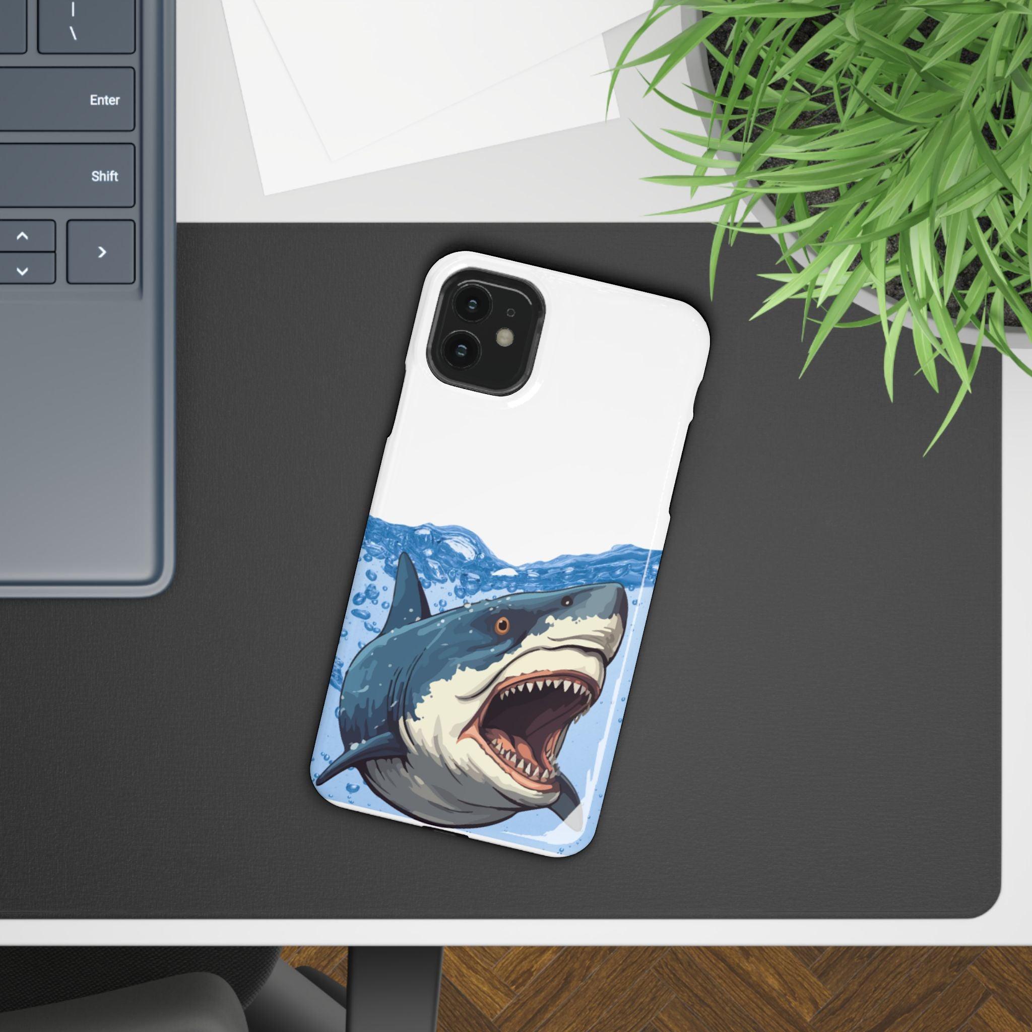 Shark Frenzy Phone Case – Dive into Bold Style