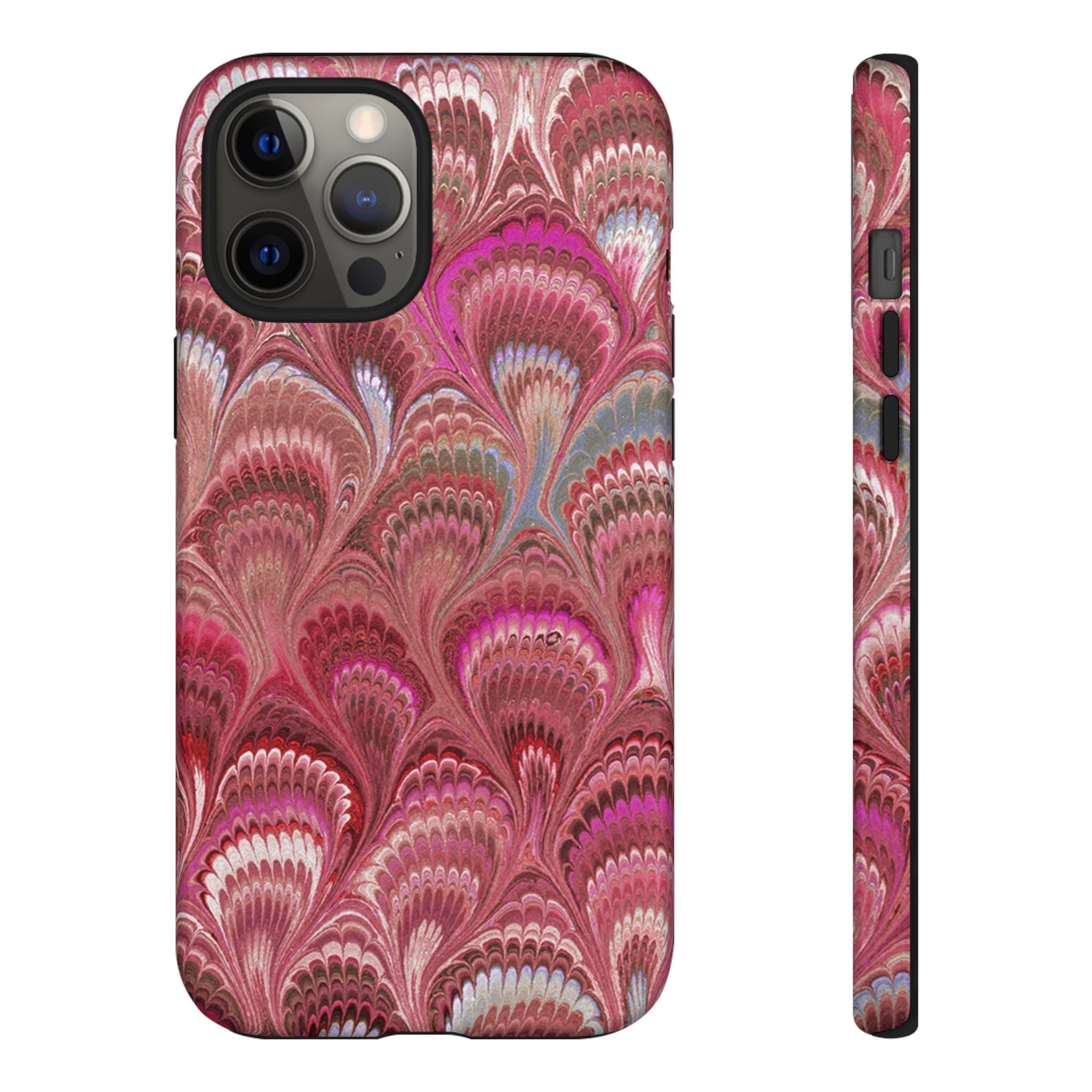 Shades of Pink Marbled Phone Case —  Dual Layer - Tough Protective Phone Cover