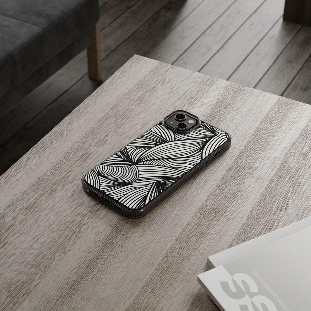 Black and White Illusion Clear Cases