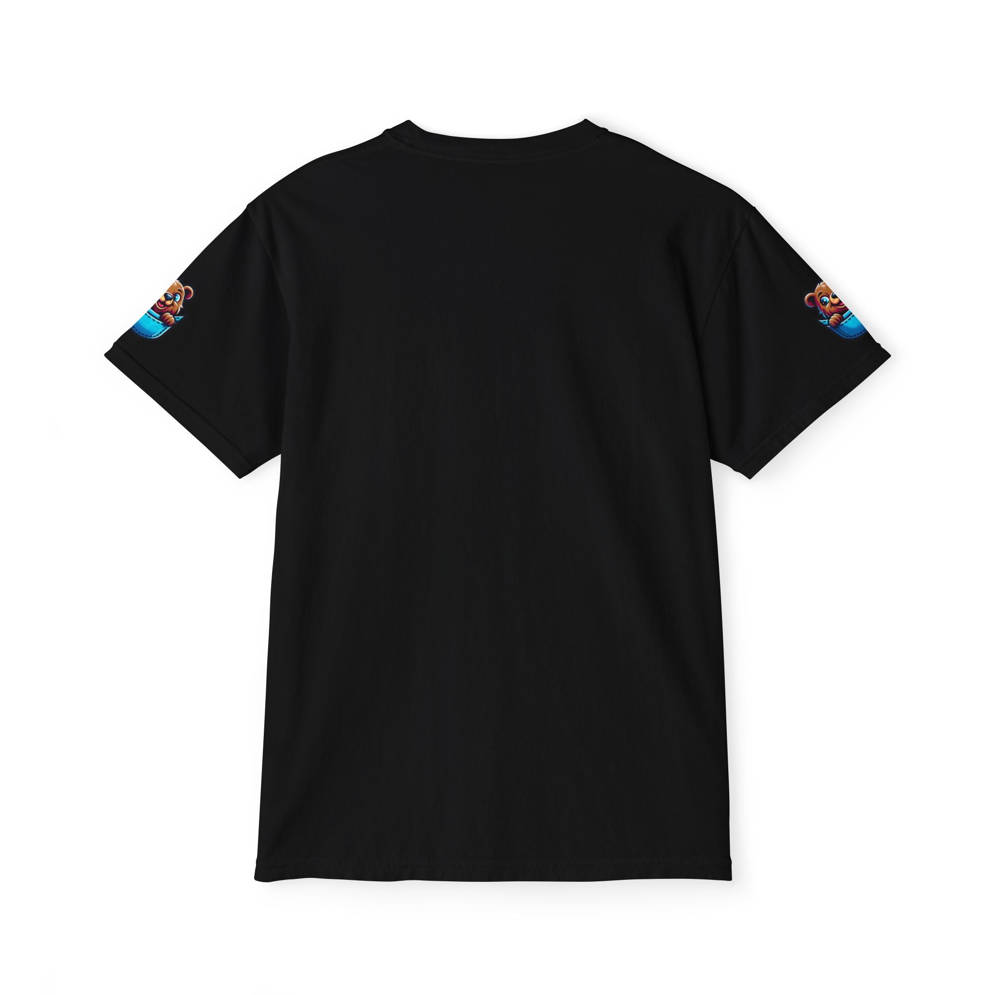Bear In A Pocket Tee - Eco-Friendly Cotton Unisex - DipaliZ