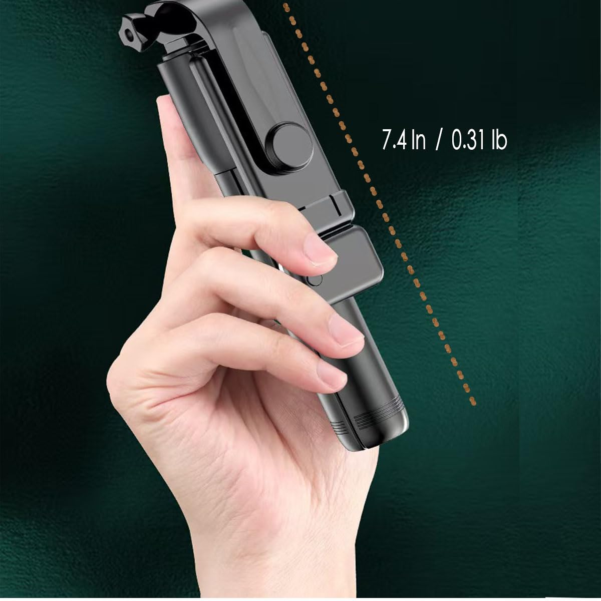 Selfie Stick Tripod 28" — Extendable Phone Tripod with 360° Rotation Holder for Travel, Vlog & Selfies, Universal iPhone & Android