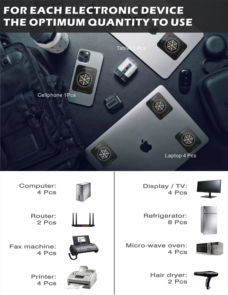 Device Protection Stickers 5 Pack — Reusable Universal Nano Shield for Phone, Tablet & Laptop