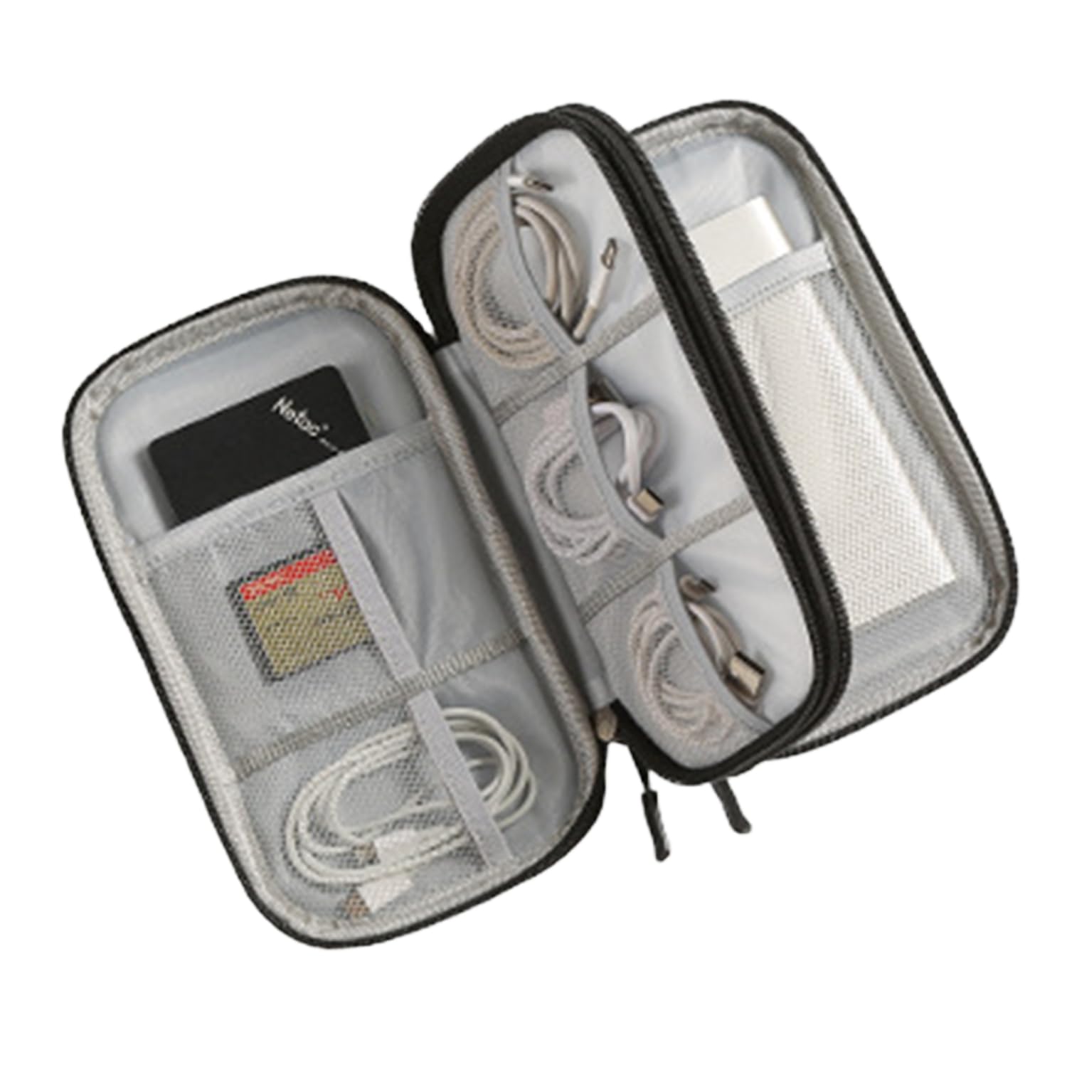 Digital Cable Organizer Bag — Portable Storage Box for Power Bank, Charging Cables & USB Accessories