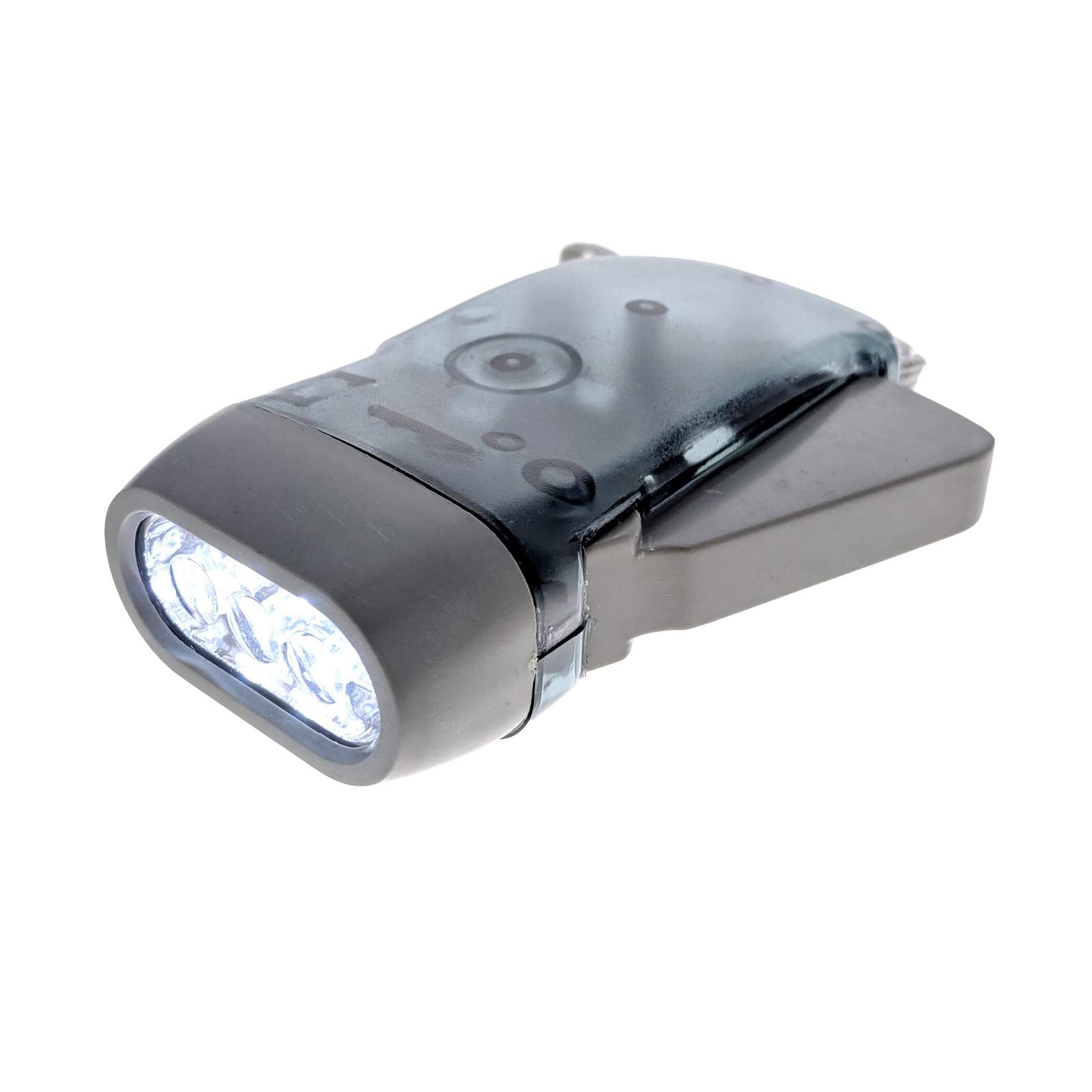 Dynamo Hand Crank Flashlight — 3 LED No Battery Emergency Light, Hand Powered Torch