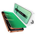 iPhone 17 Privacy Screen Protector — Anti-Spy Tempered Glass, Anti-Blue Light, No Bubble, Gradient Green