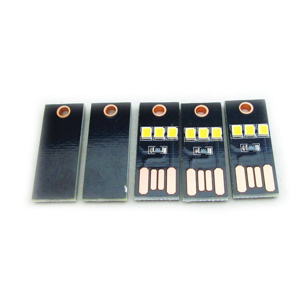 Mini USB LED Lights 10 Pack — Ultra Slim Portable Light for Laptop, Keyboard, Power Bank & Camping
