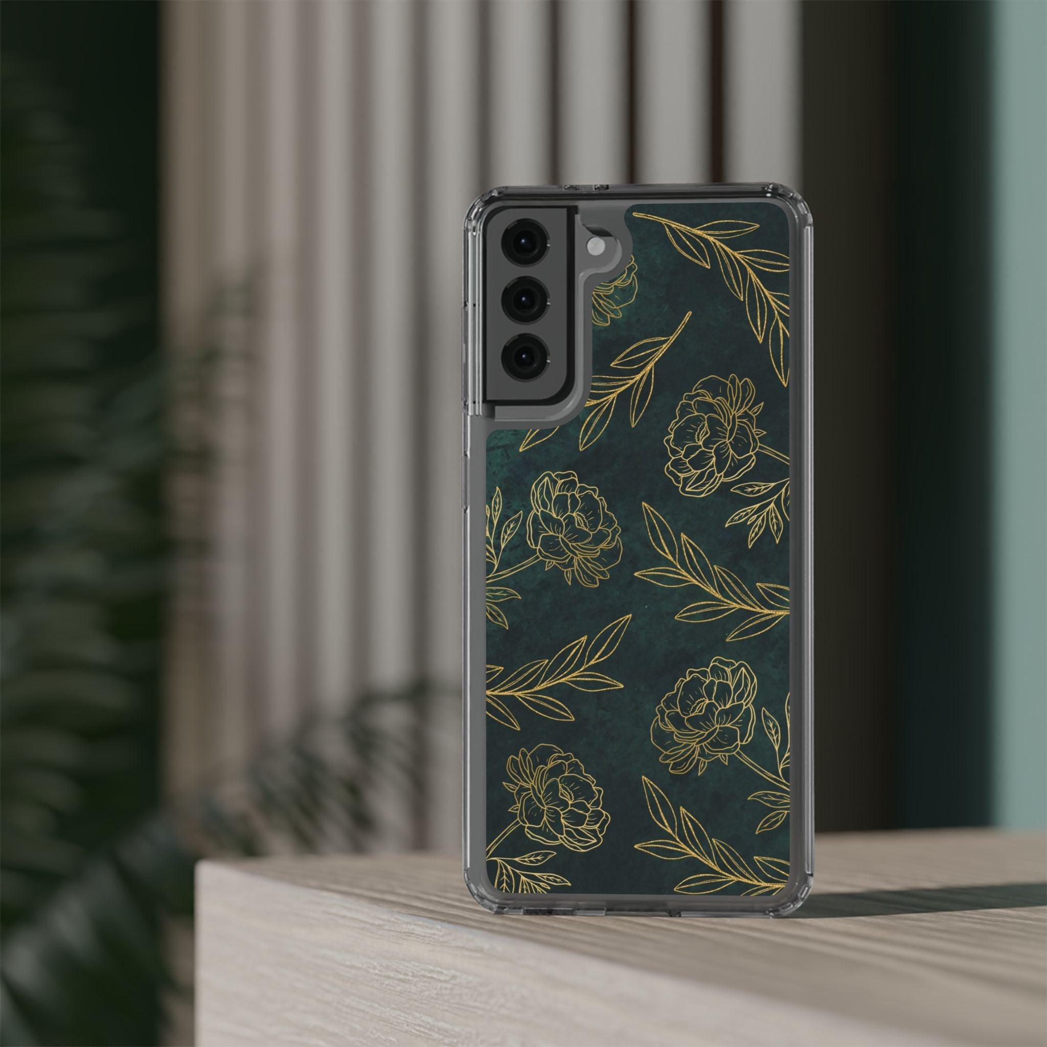 Floral Pattern Clear Cases