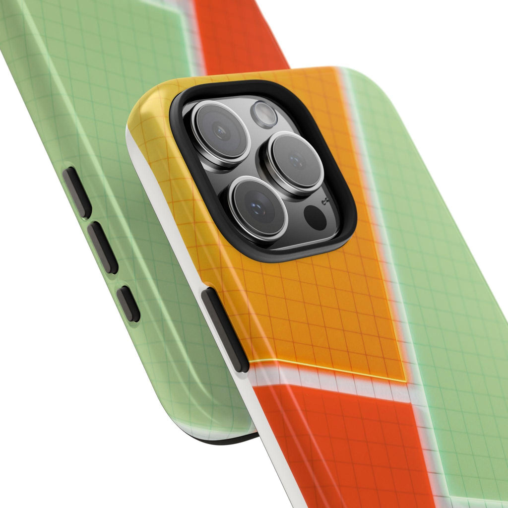 Four Colors Blocks With Shades Tough Phone Cases